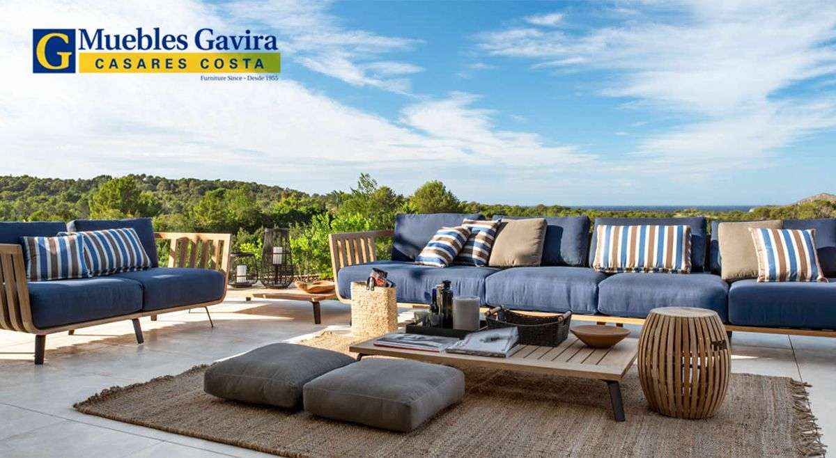 Muebles Gavira expone las tendencias para este verano en muebles de jardín