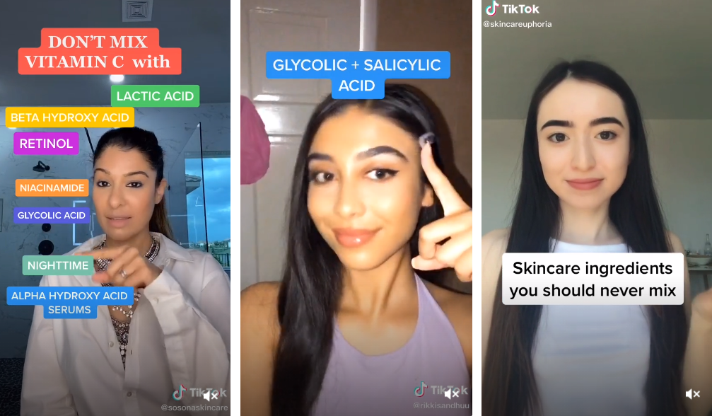 Tips (falsos) sobre cosmética vistos en TikTok, según expertos de firmas como Medik8