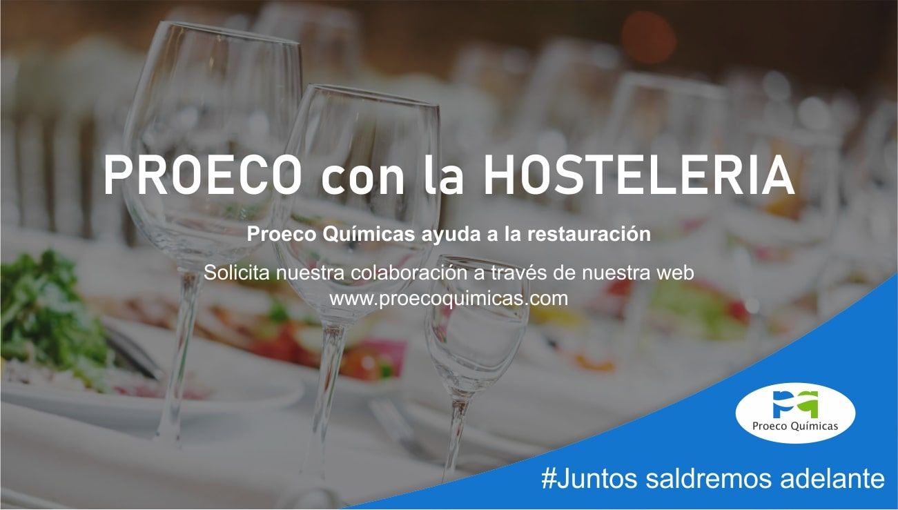 Proeco Químicas se solidariza con la hostelería enviando desinfectantes y detergentes gratuitamente