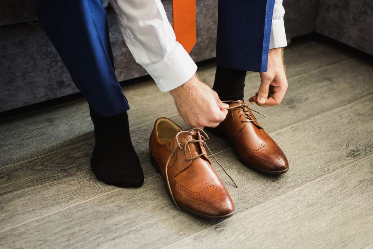 Los Zapatos hombre de piel de Ortiz & Reed