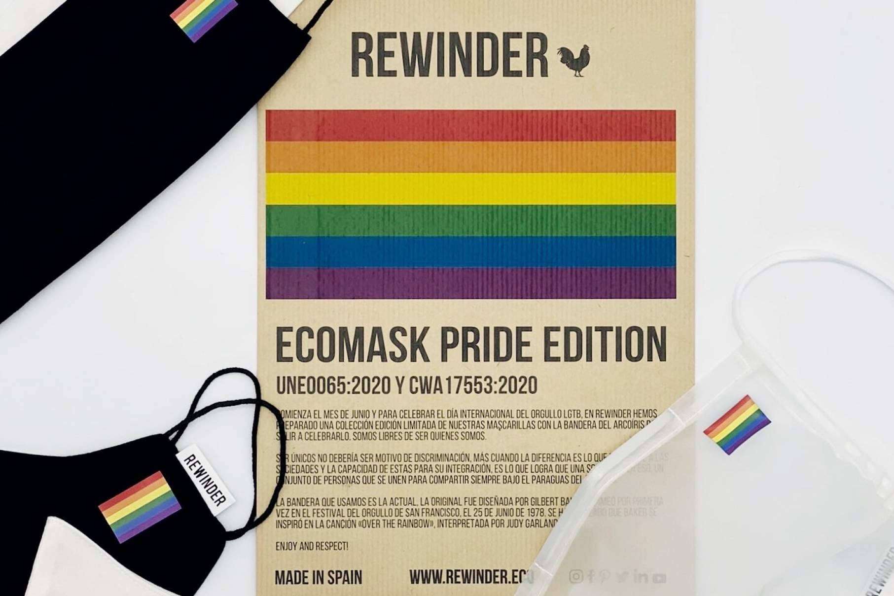 Las mascarillas reutilizables de Rewinder evitan 50.000.000 mascarillas desechables, y contando...