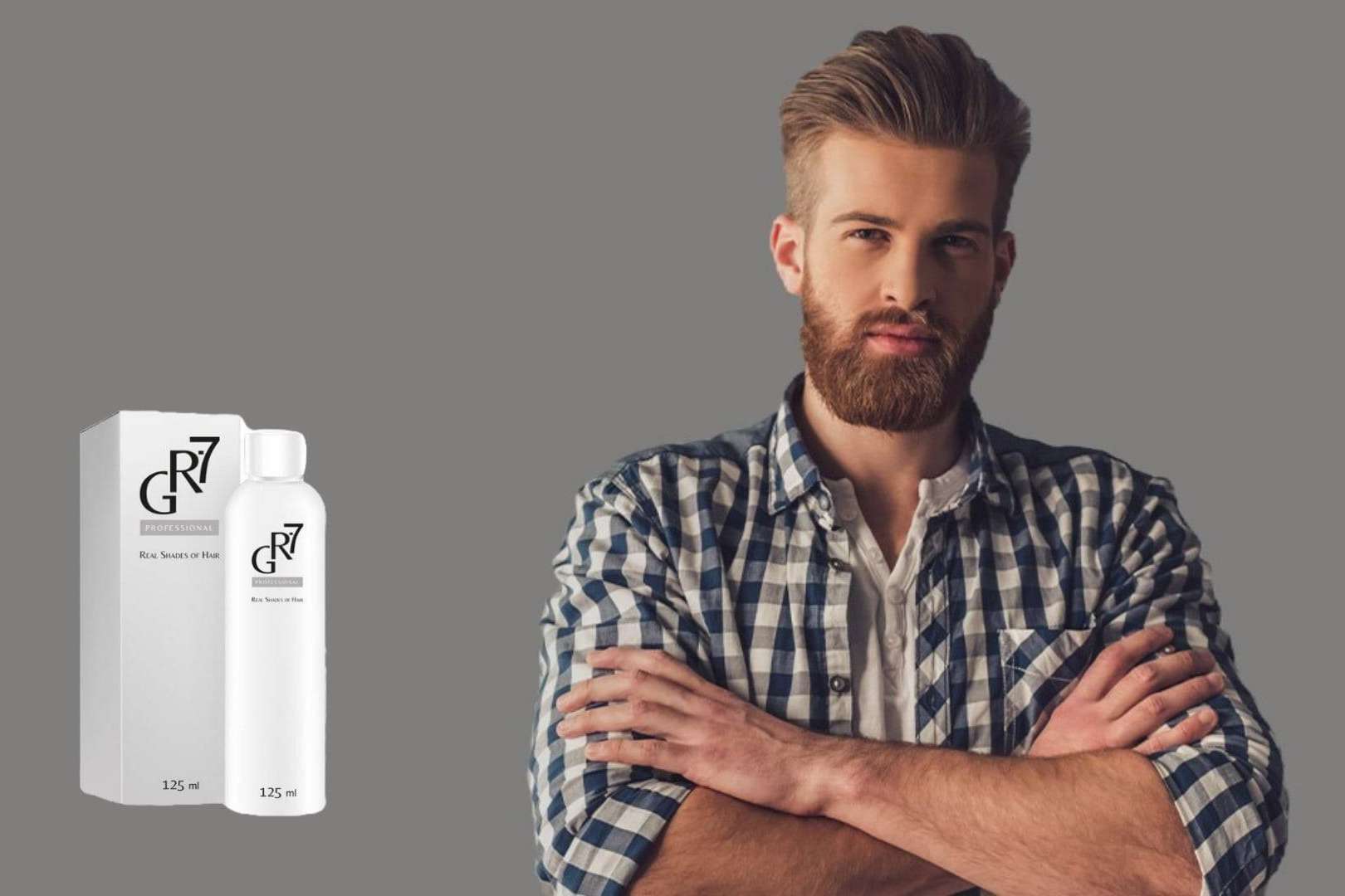 ¿Cómo cubrir las canas? GR-7 es la loción que devuelve la coloración al cabello de forma natural