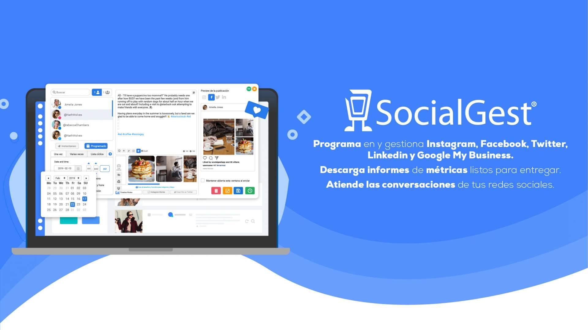 SocialGest: programación sencilla y rápida de redes sociales