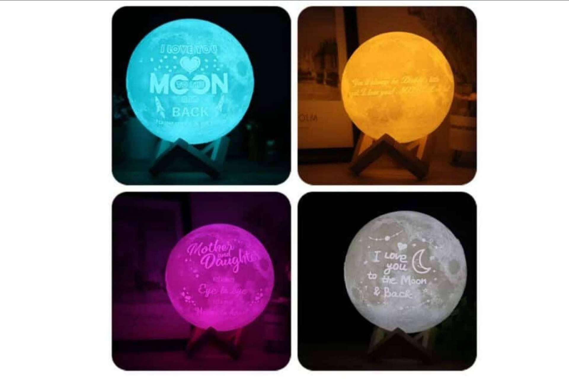 El regalo perfecto para cualquier ocasión: las lámparas luna de Lámpara Personalizada