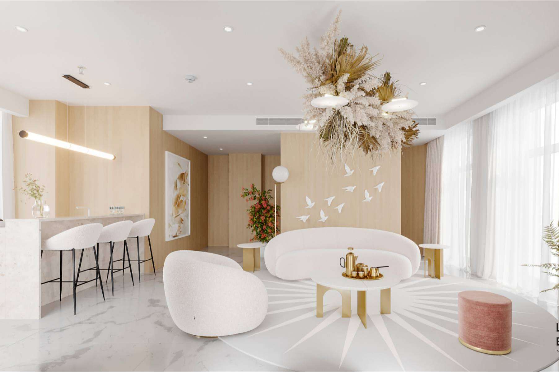 El innovador Render Hotel de Lobo Studio