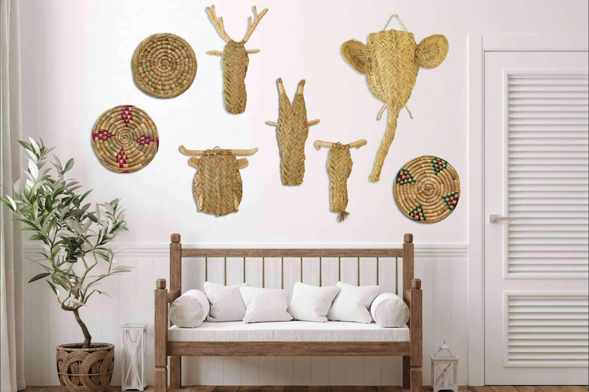 Las lámparas de esparto en tendencia de Canelahomedecor