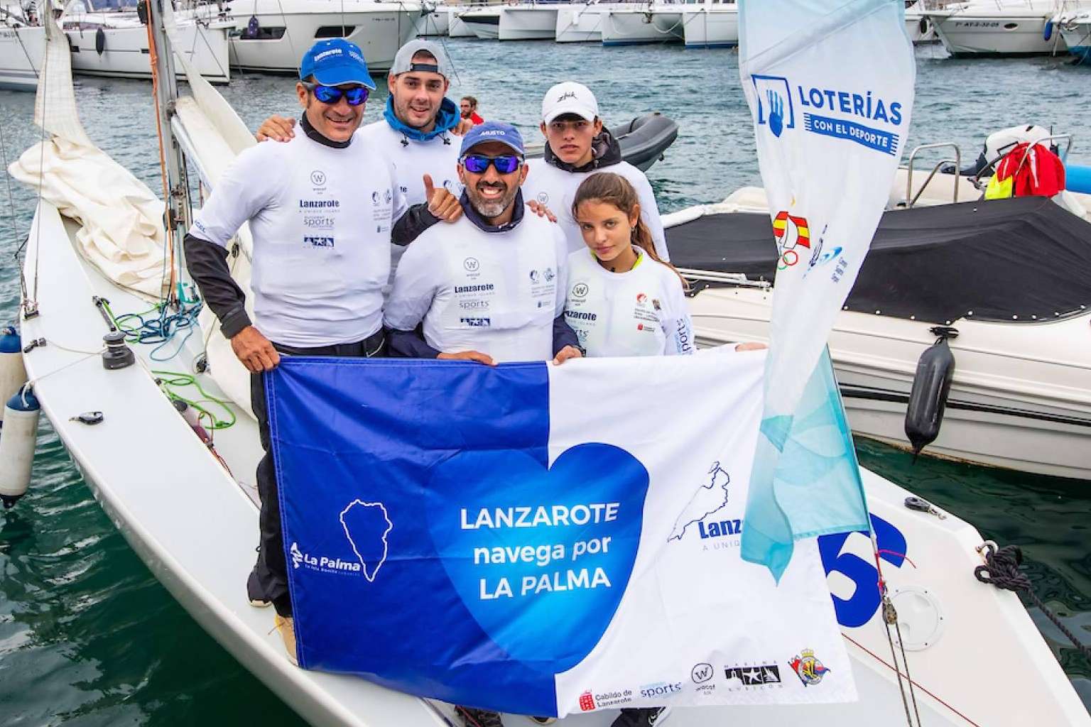 Lanzarote escribe su nombre con oro en la Liga Española de Vela