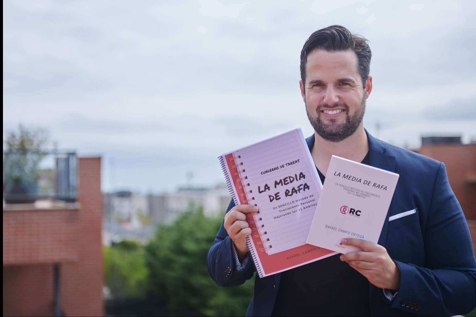 Mejorar la vida cotidiana gracias a La Media de Rafa, el libro y cuaderno de tareas de Rafa Campo