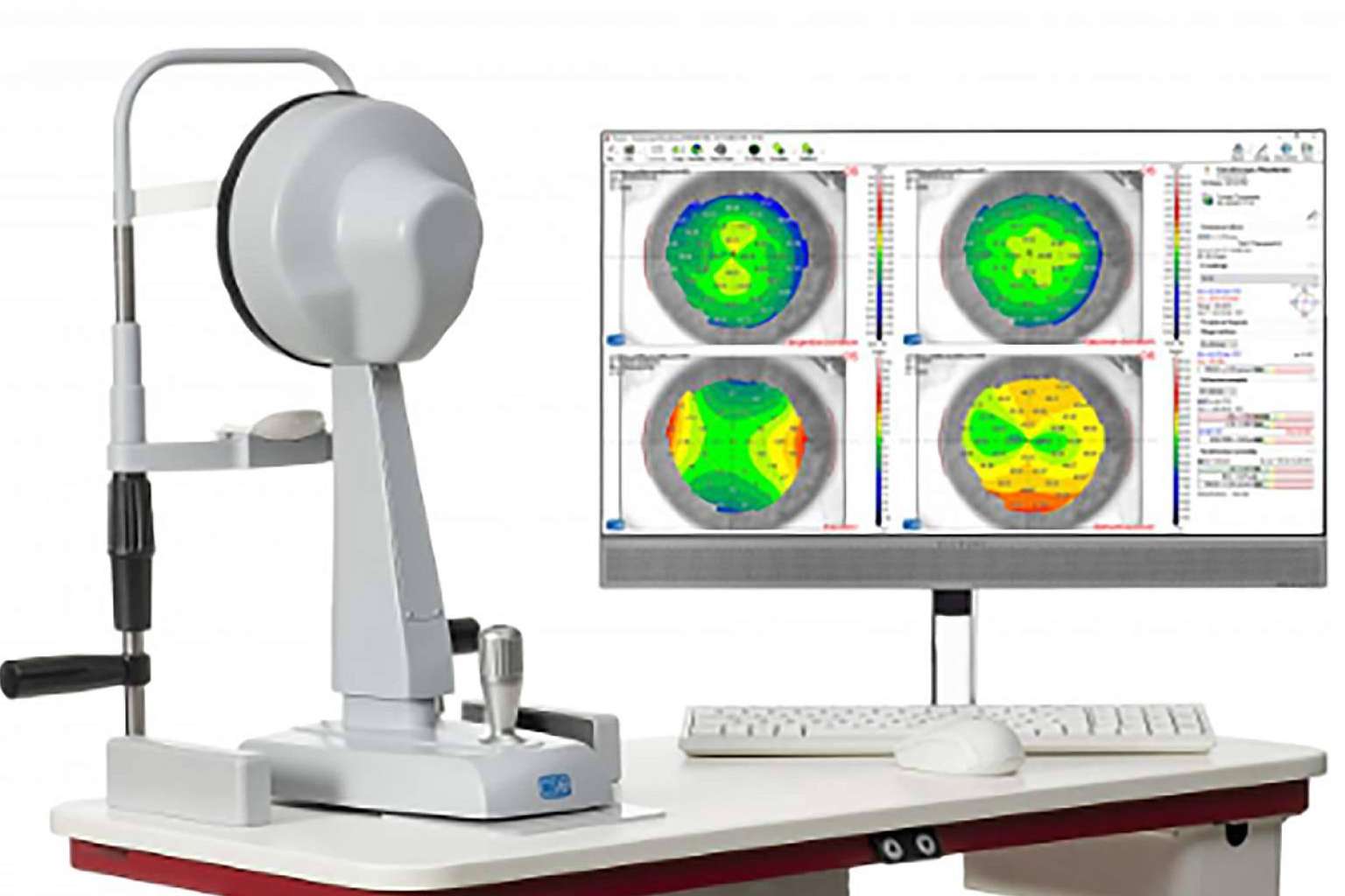 Asegurar los resultados más completos gracias a los equipos de topografía corneal de GX2