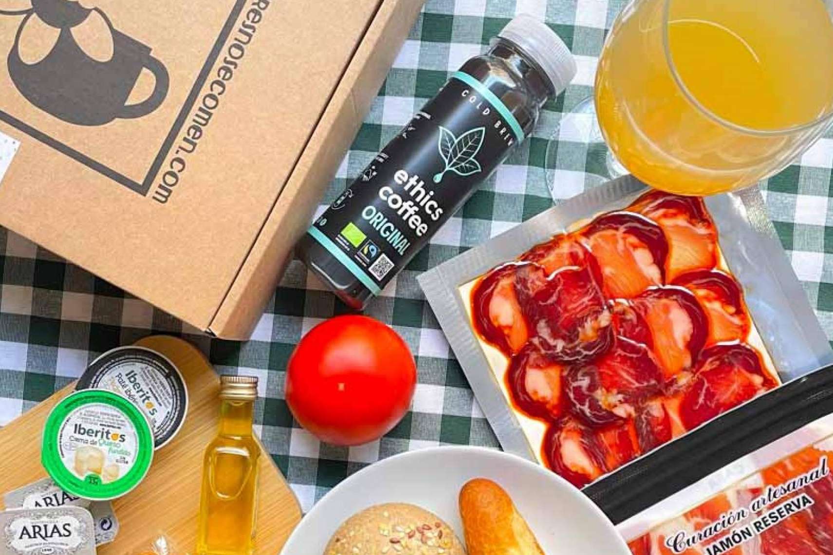 Las cajas gourmet a domicilio de Las Flores No Se Comen