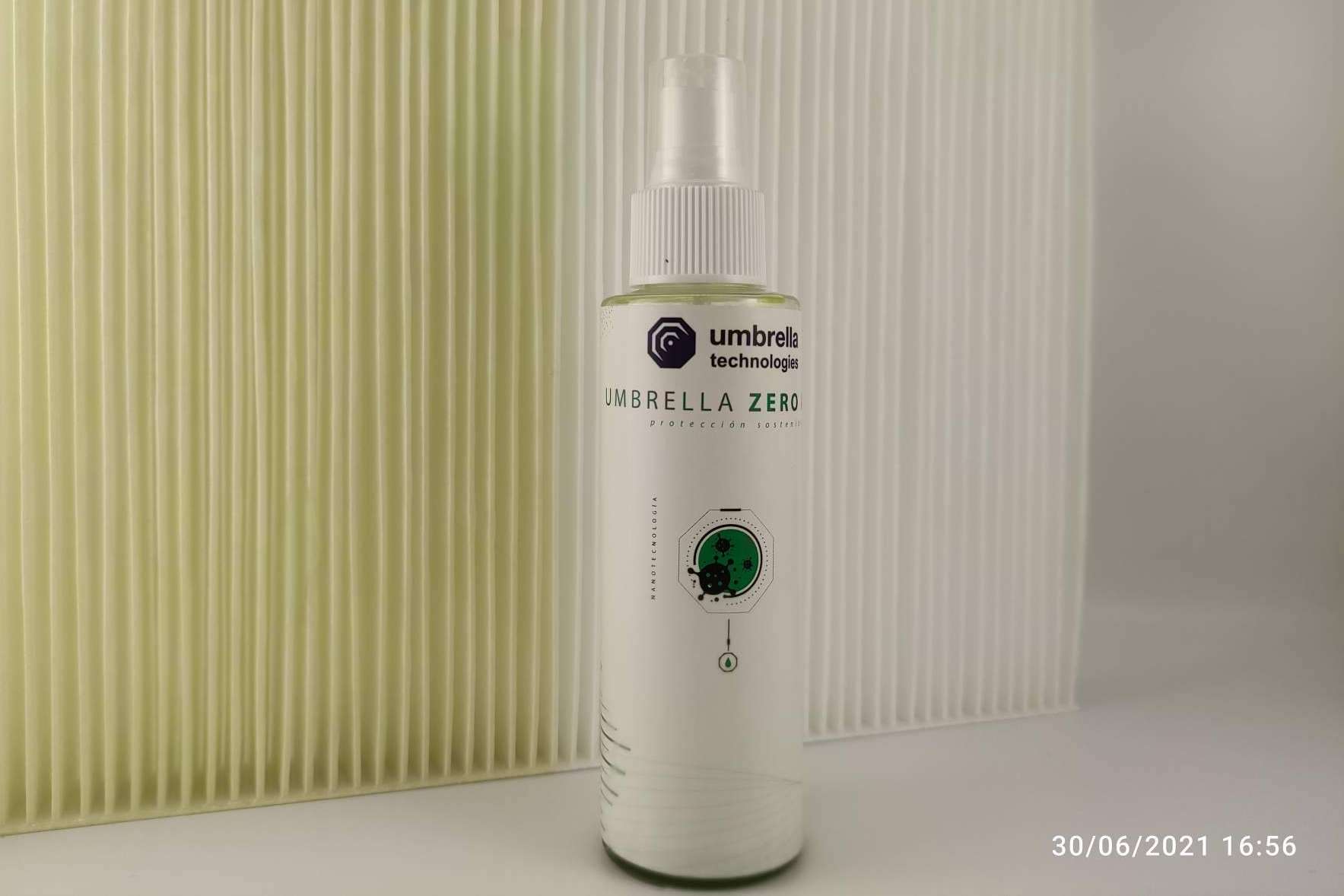 Umbrella Zero AC3, el recubrimiento permanente que elimina el virus del COVID-19 en filtros de aires acondicionados y ventilación