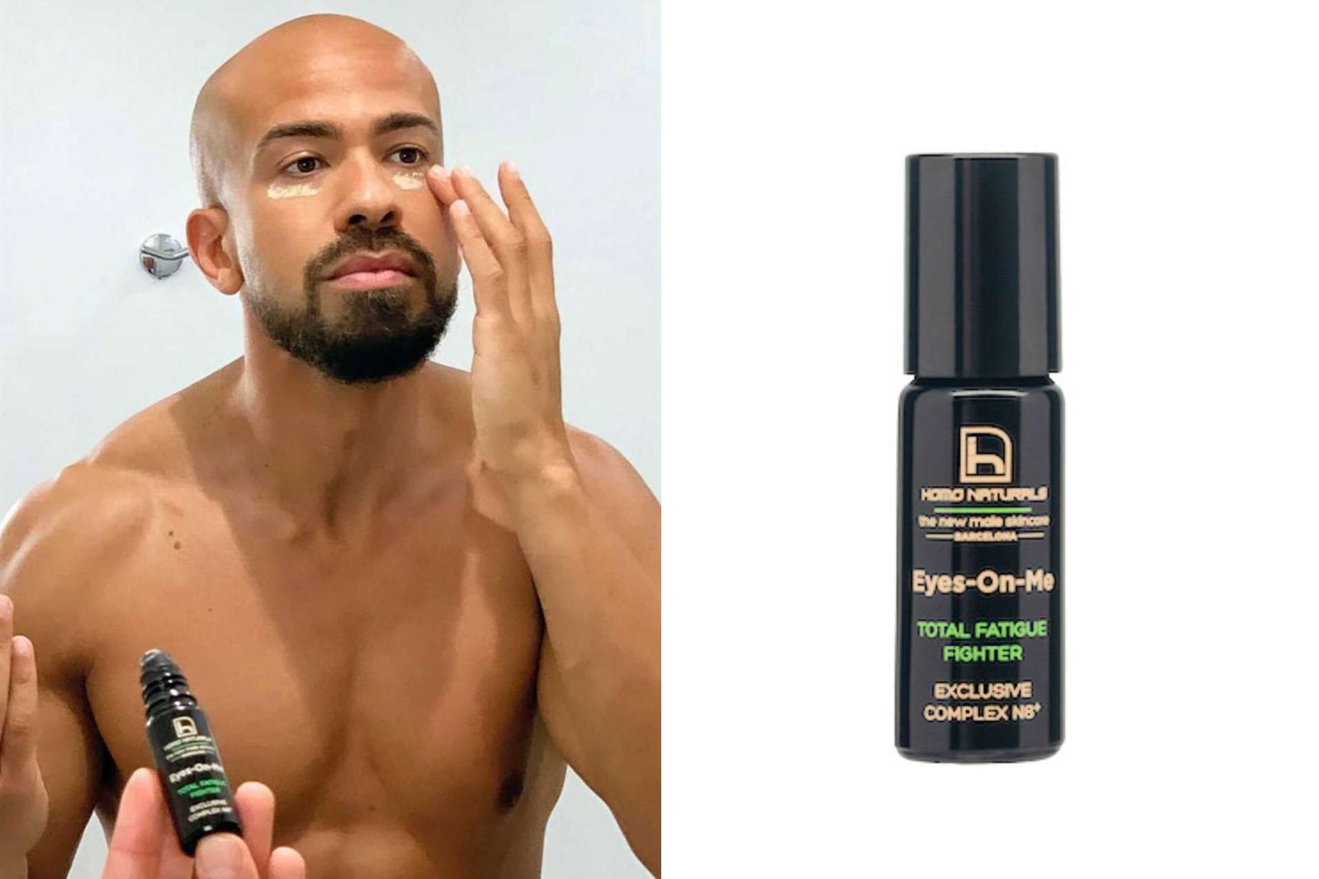 Homo Naturals permite olvidarse de las ojeras también a los hombres