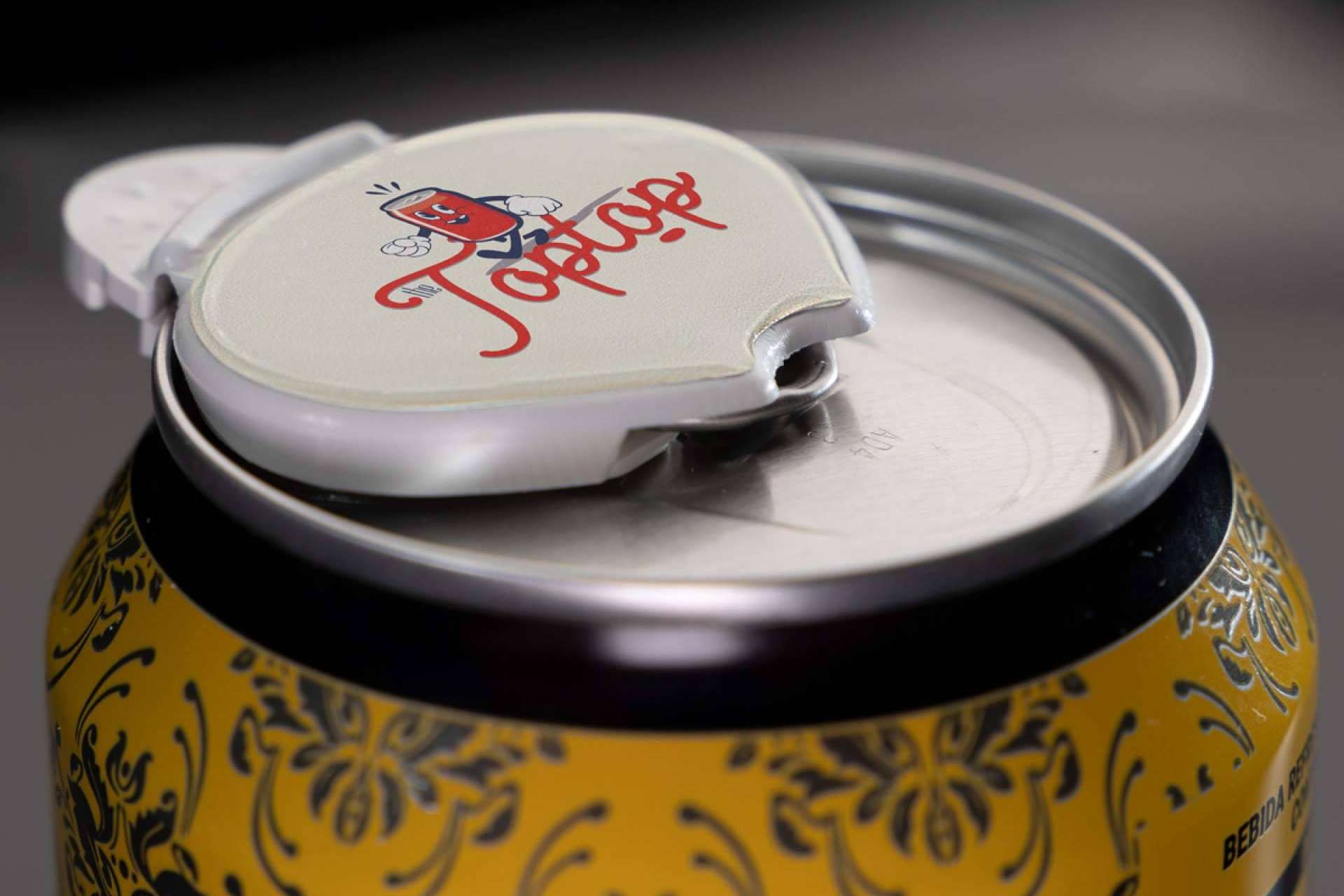 El nuevo tapón para latas THE TOPTOP es personalizable