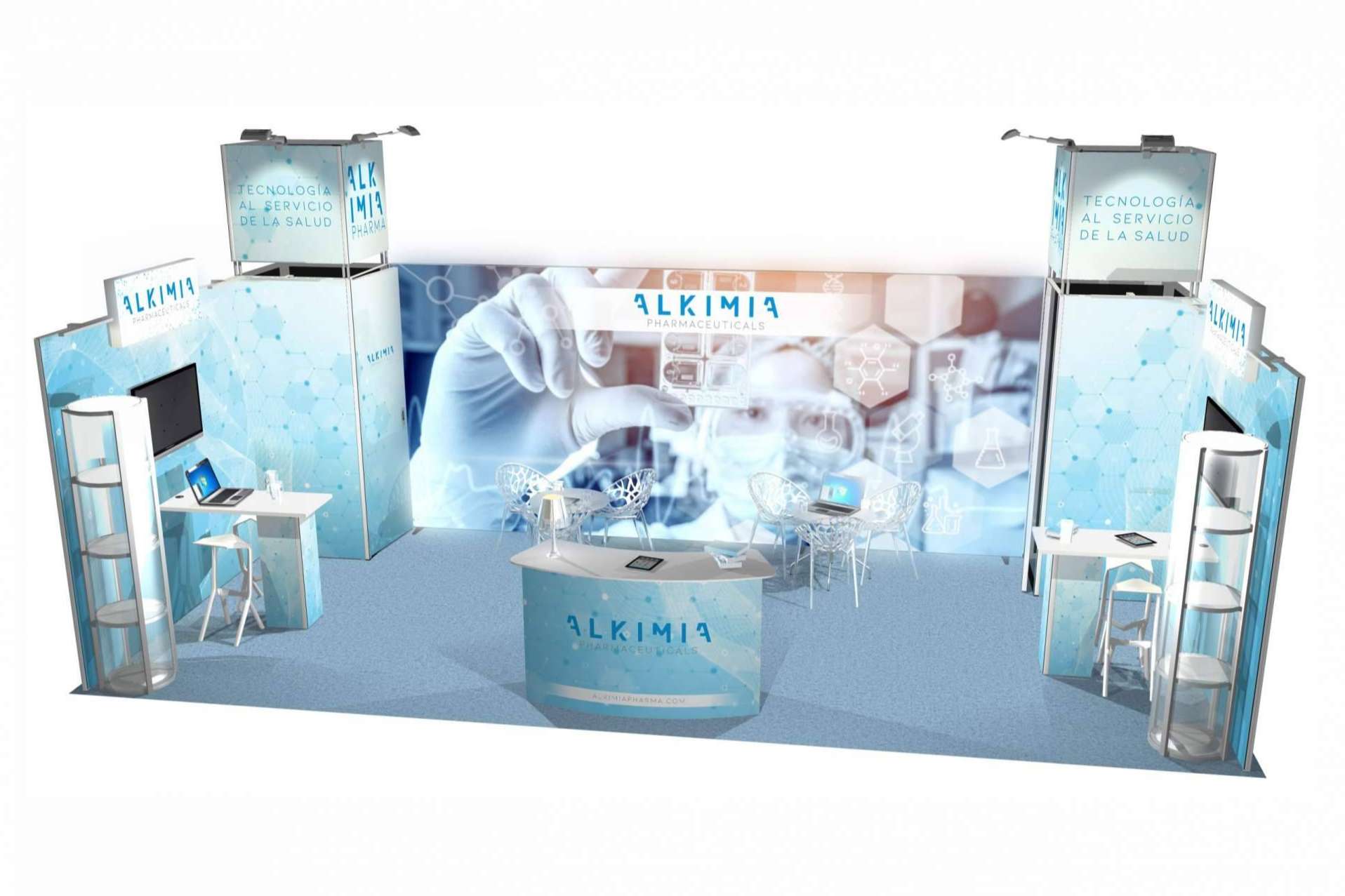 Ahorrar entre el 60 % y el 90 % en próximas ferias a través del stand reutilizable que ofrece la empresa Olika Stands
