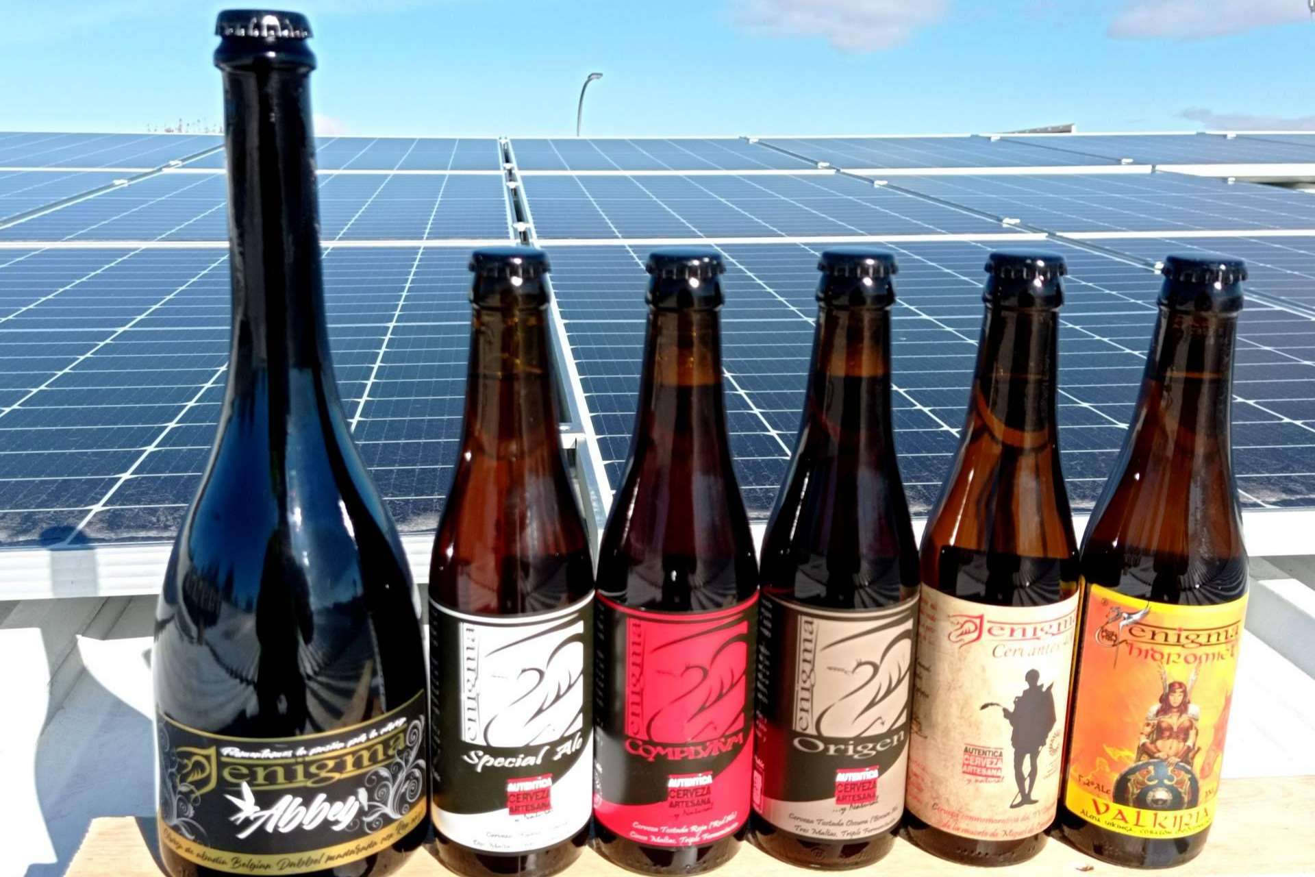 Cervezas e hidromiel artesanales elaboradas con energía verde