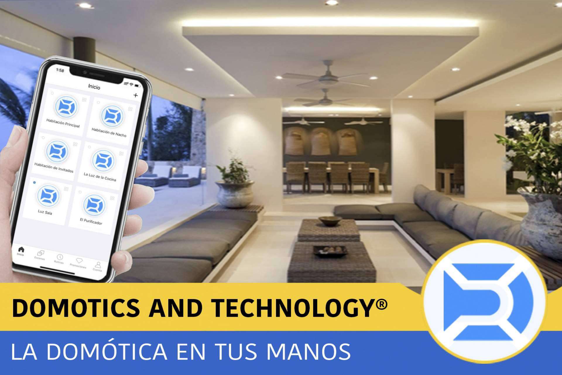 Las ventajas de instalar los packs domóticos de Domotics and Technology