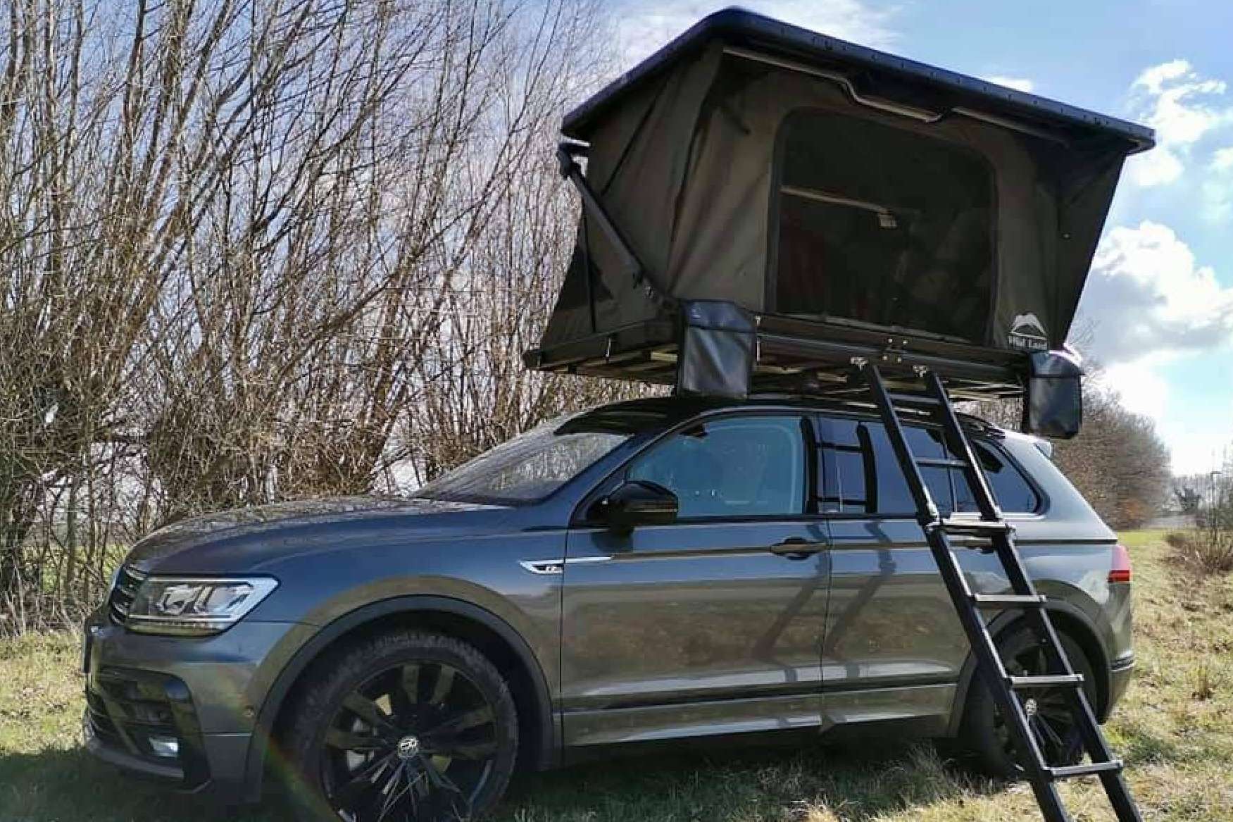 Las tiendas de techo son una buena opción para las escapadas de fin de semana