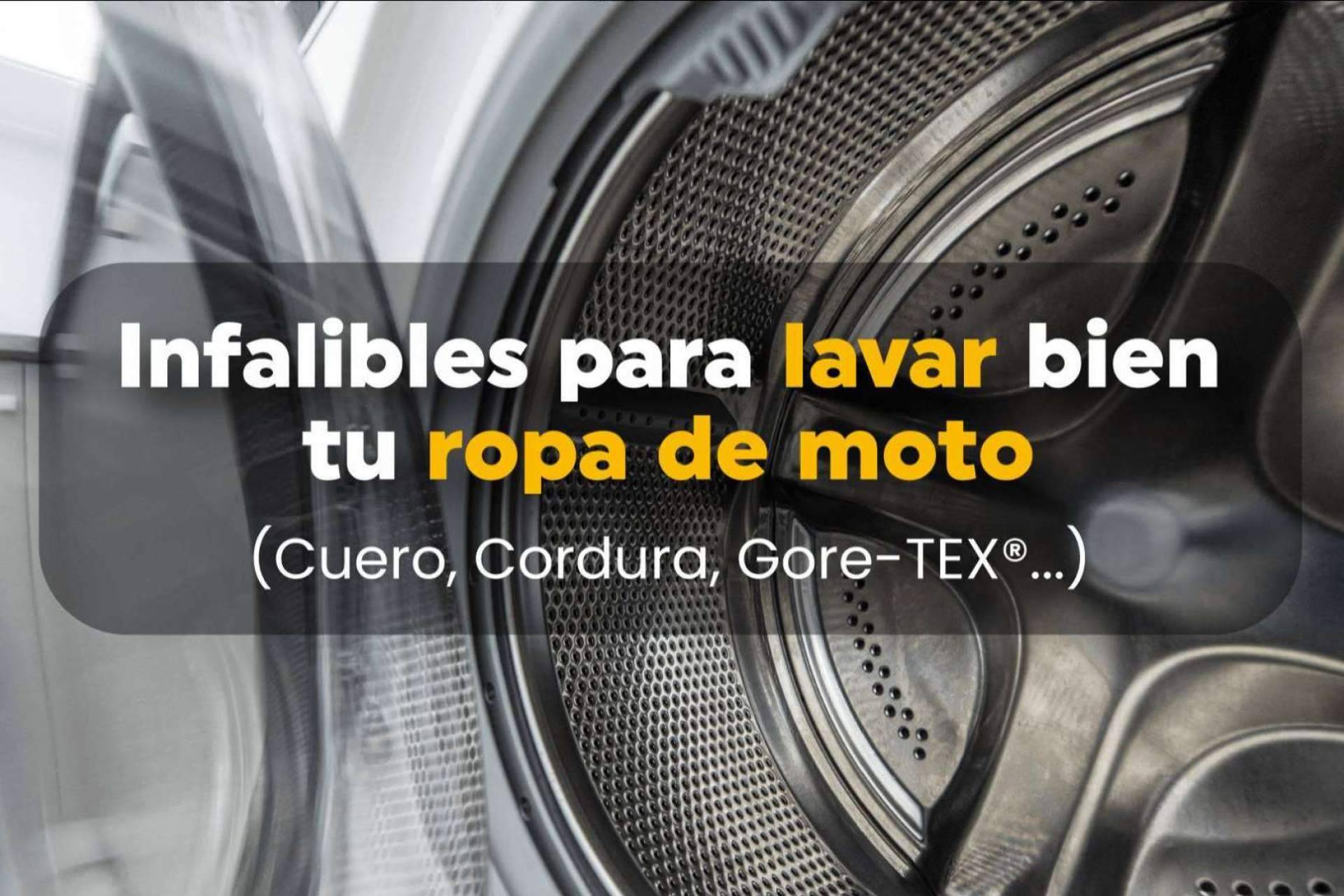 Lavar la ropa de moto