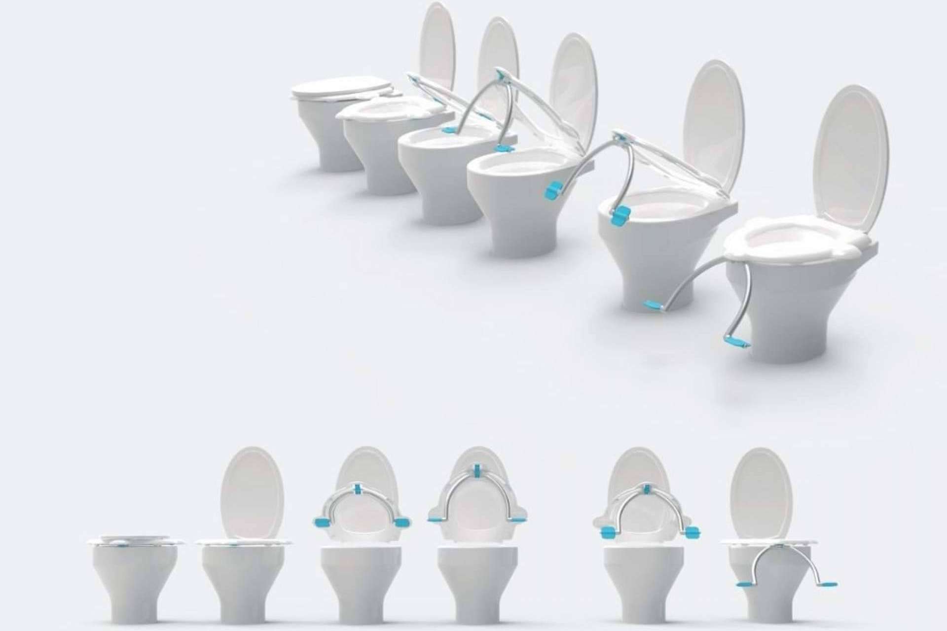 El nuevo diseño funcional para el inodoro que permite mantener una postura saludable, Rest Ring