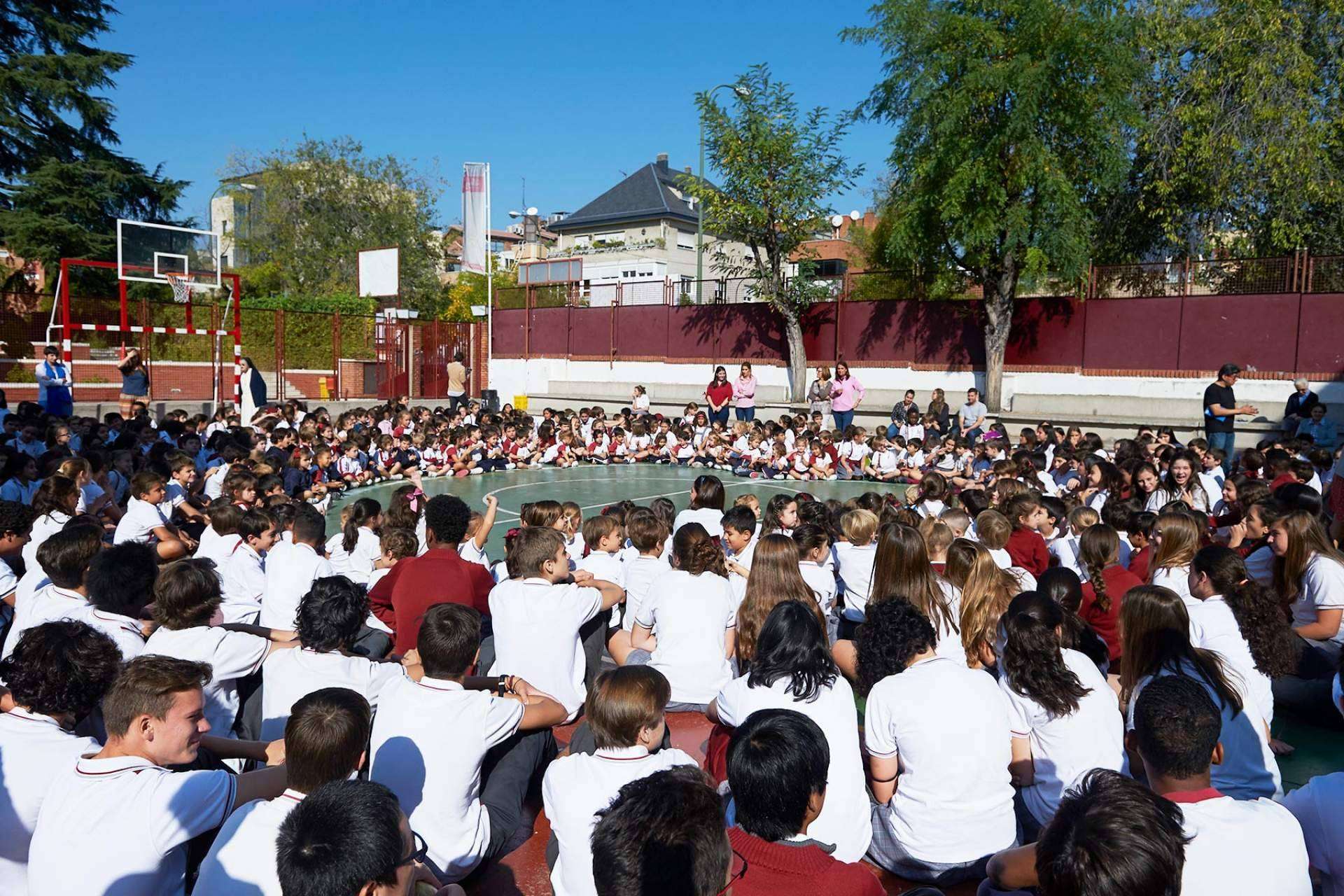 El Colegio Nuestra Señora de la Merced, en Chamartín, se encarga de la formación de los niños