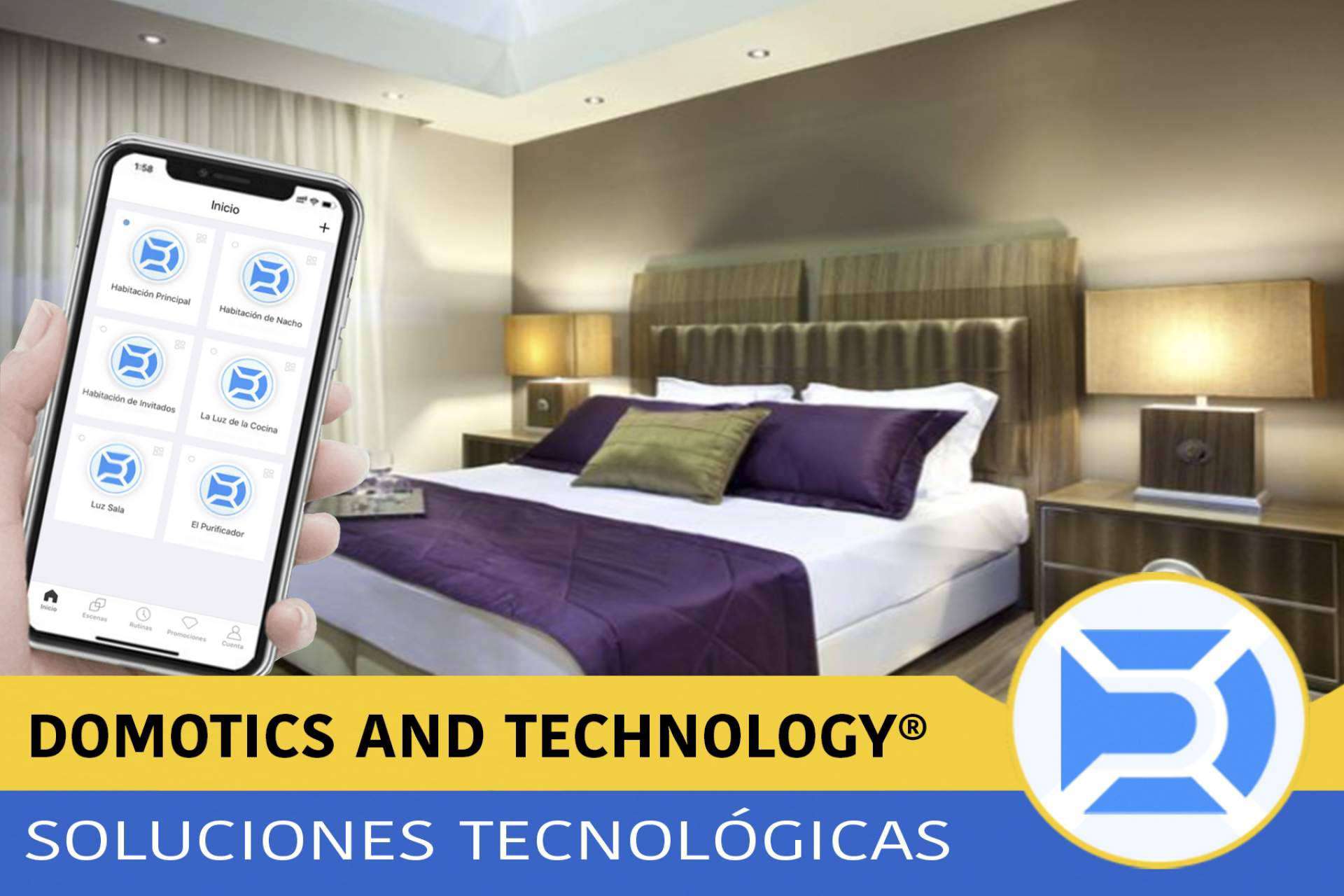 ¿Qué funciones se pueden controlar con la tecnología domótica?, por la empresa Domotics and Technology