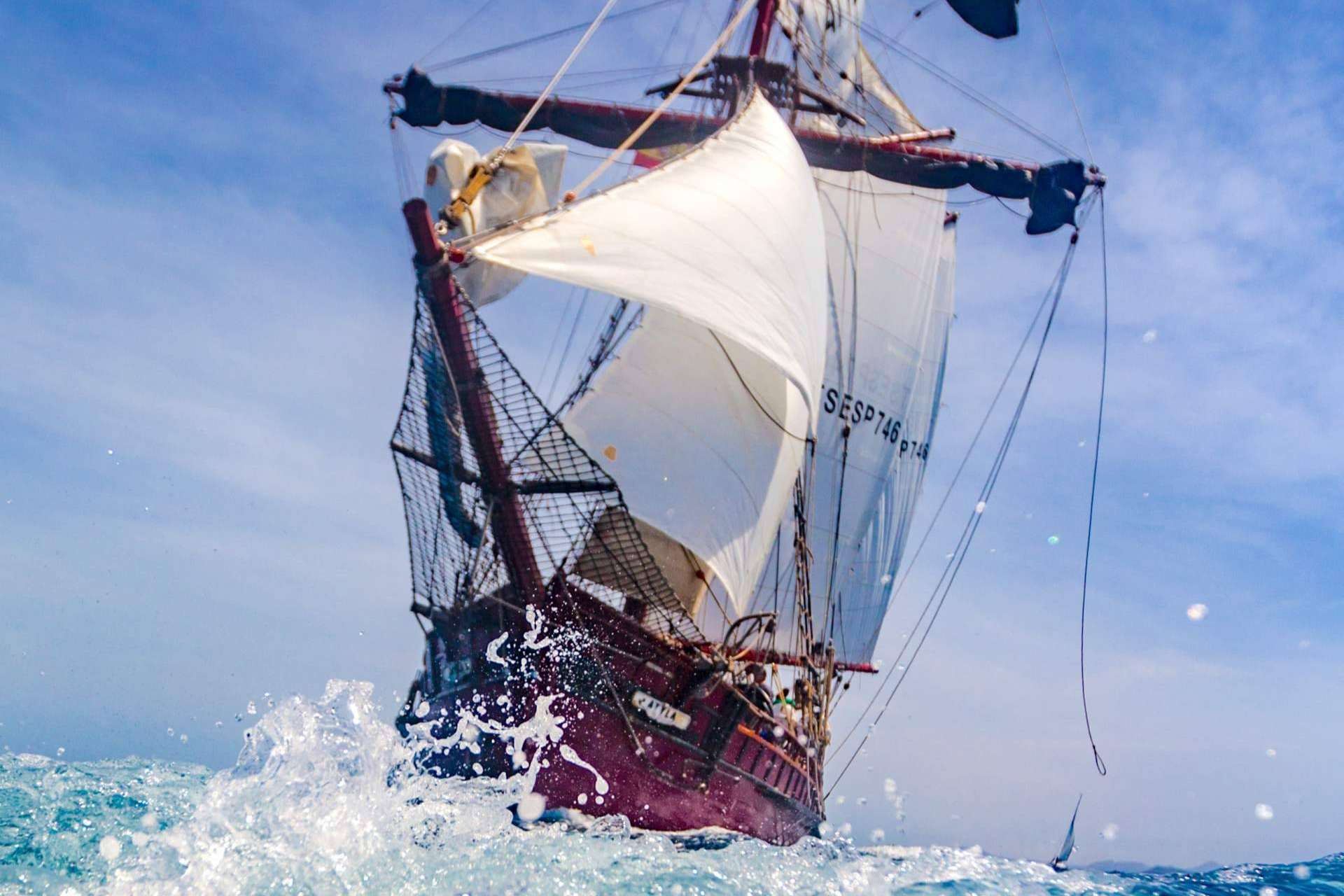 Aprender inglés y español en un velero