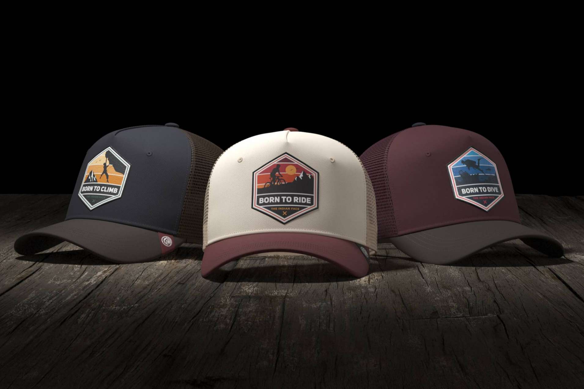 The Indian Face y su original colección de gorras trucker deportivas