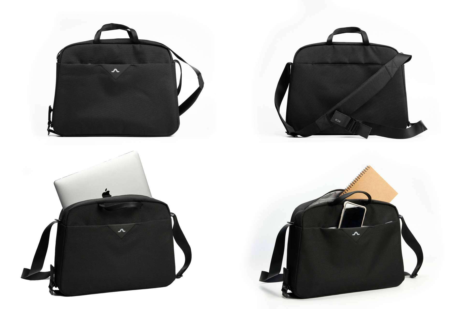 Bolsa Messenger diseñada para llevarla de lado o en la espalda, por Gauzak