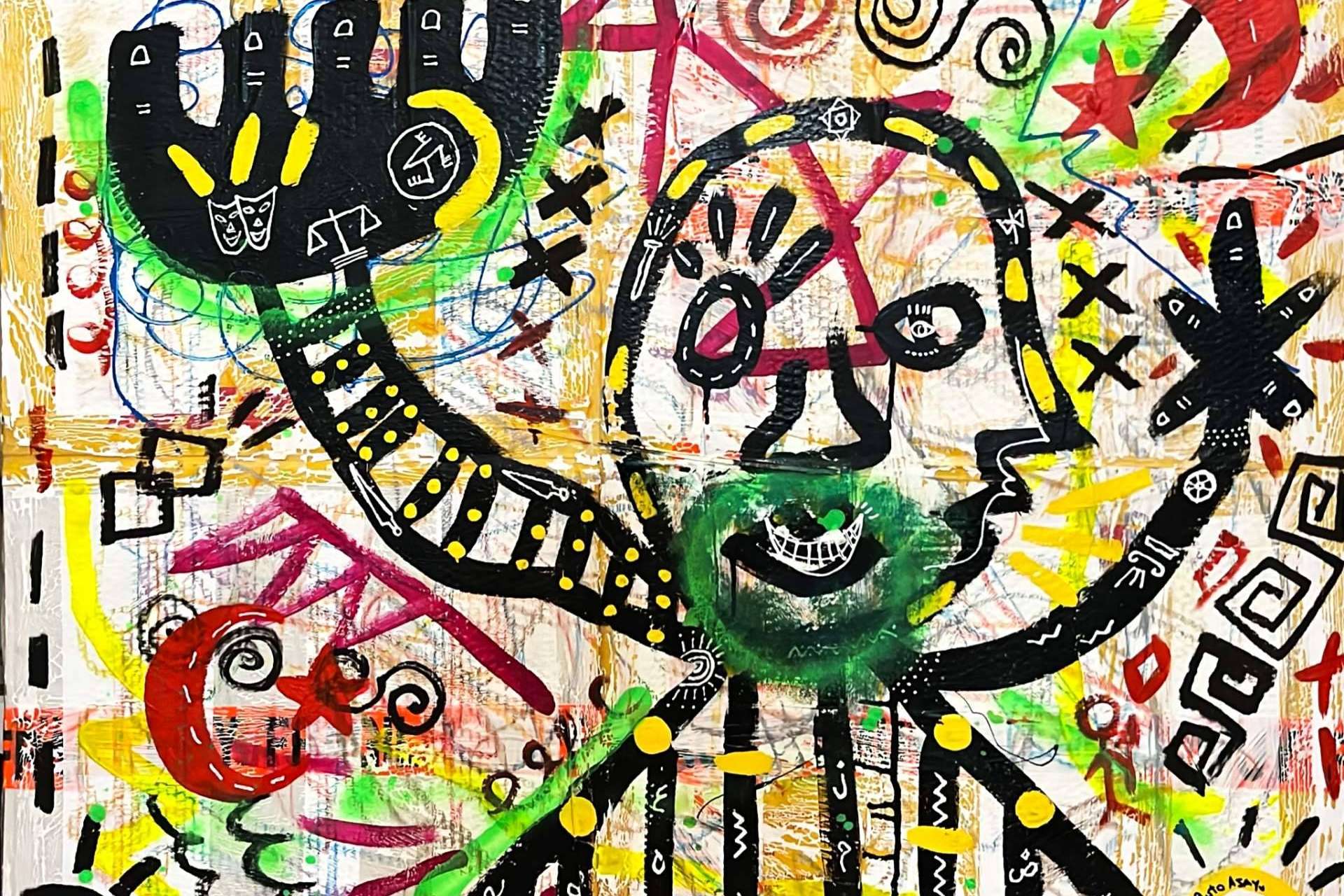 El universo y sus implicaciones culturales en el pasado y el presente, reflejados en la obra de Guto Ajayu