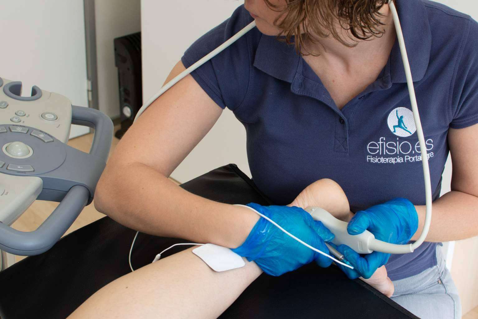 Fisioterapia para esguince de tobillo con el equipo de especialistas de eFISIO