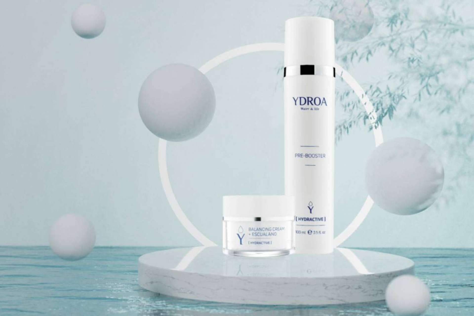 Ydroa y su nueva cosmética basada en el agua, Hydractive