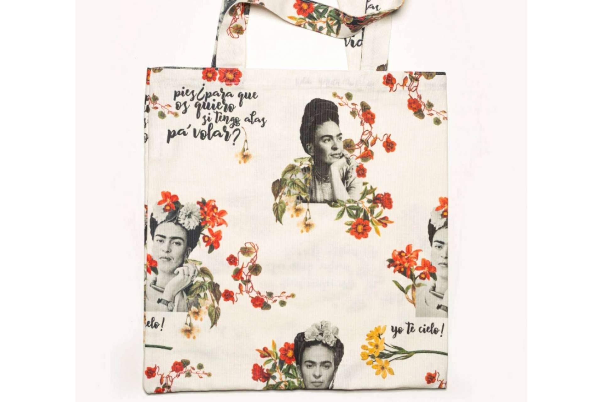 Usanifu Frida Khalo, una bolsa estampada artesanal de la marca Natinee Bags