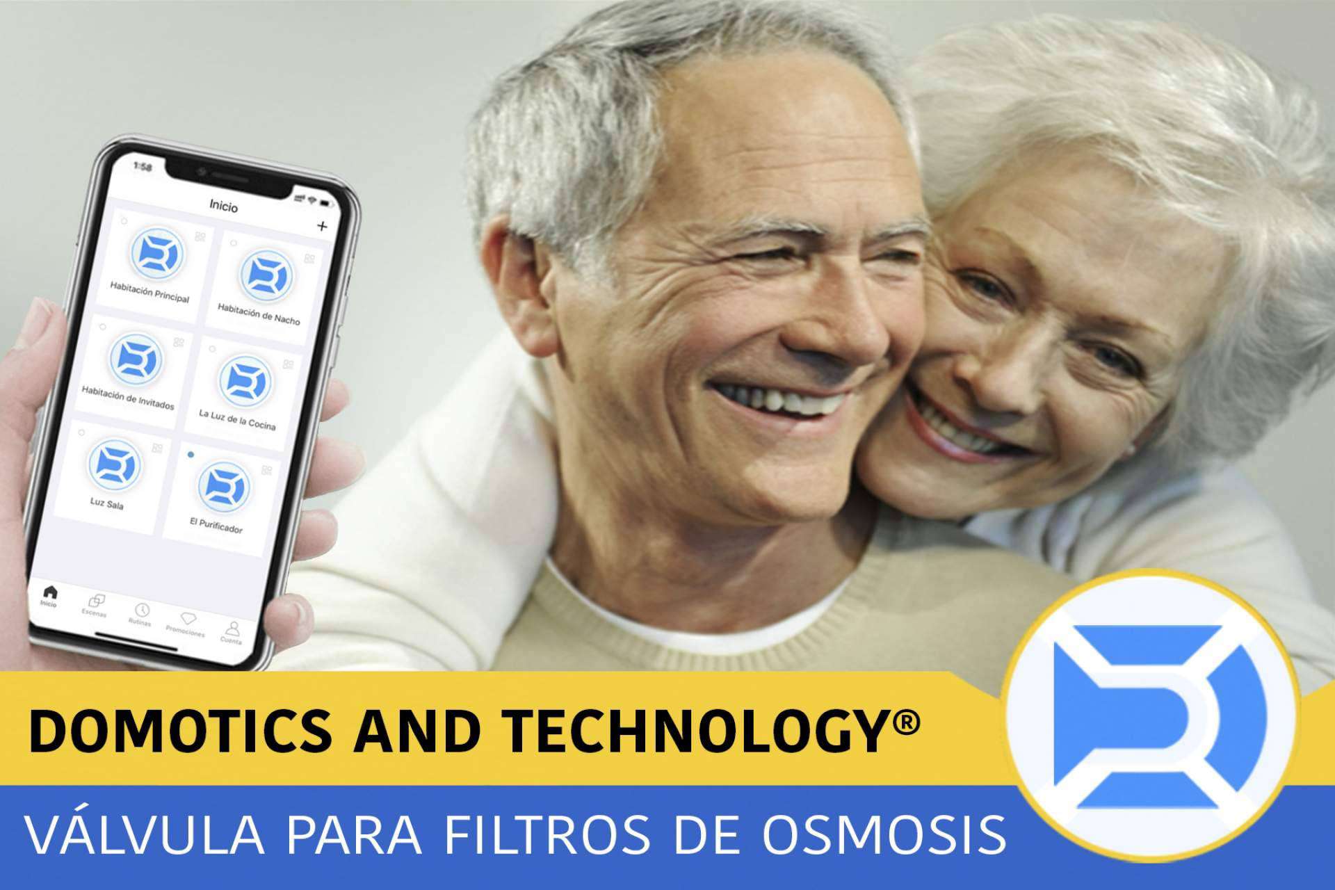 Domotics and Technology permite disponer de agua osmotizada siempre con su válvula inteligente