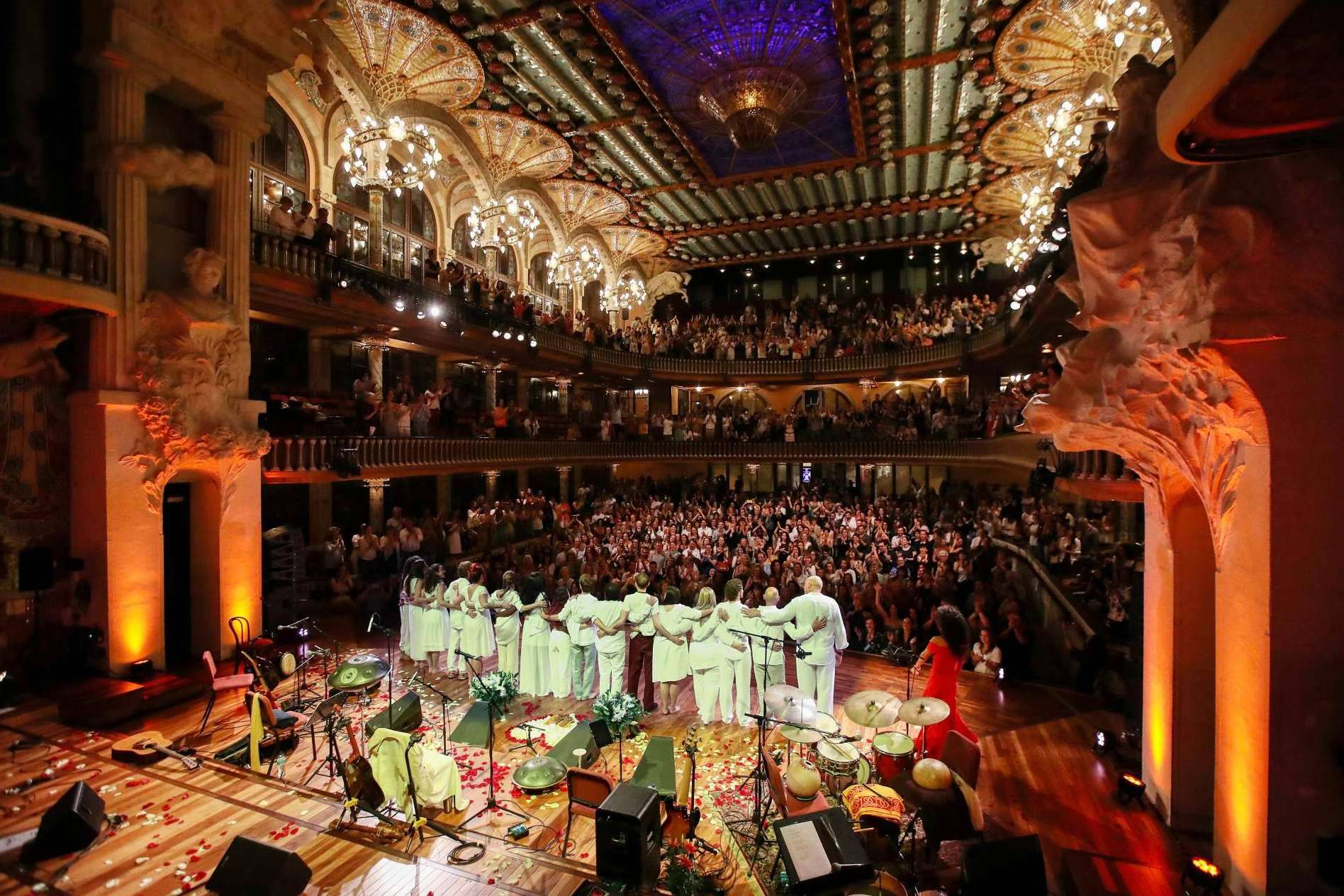 El concierto, Joy, en el Palau de la Música de Barcelona de Ravi Ram bajo la propuesta de 'Sounds for the Soul'