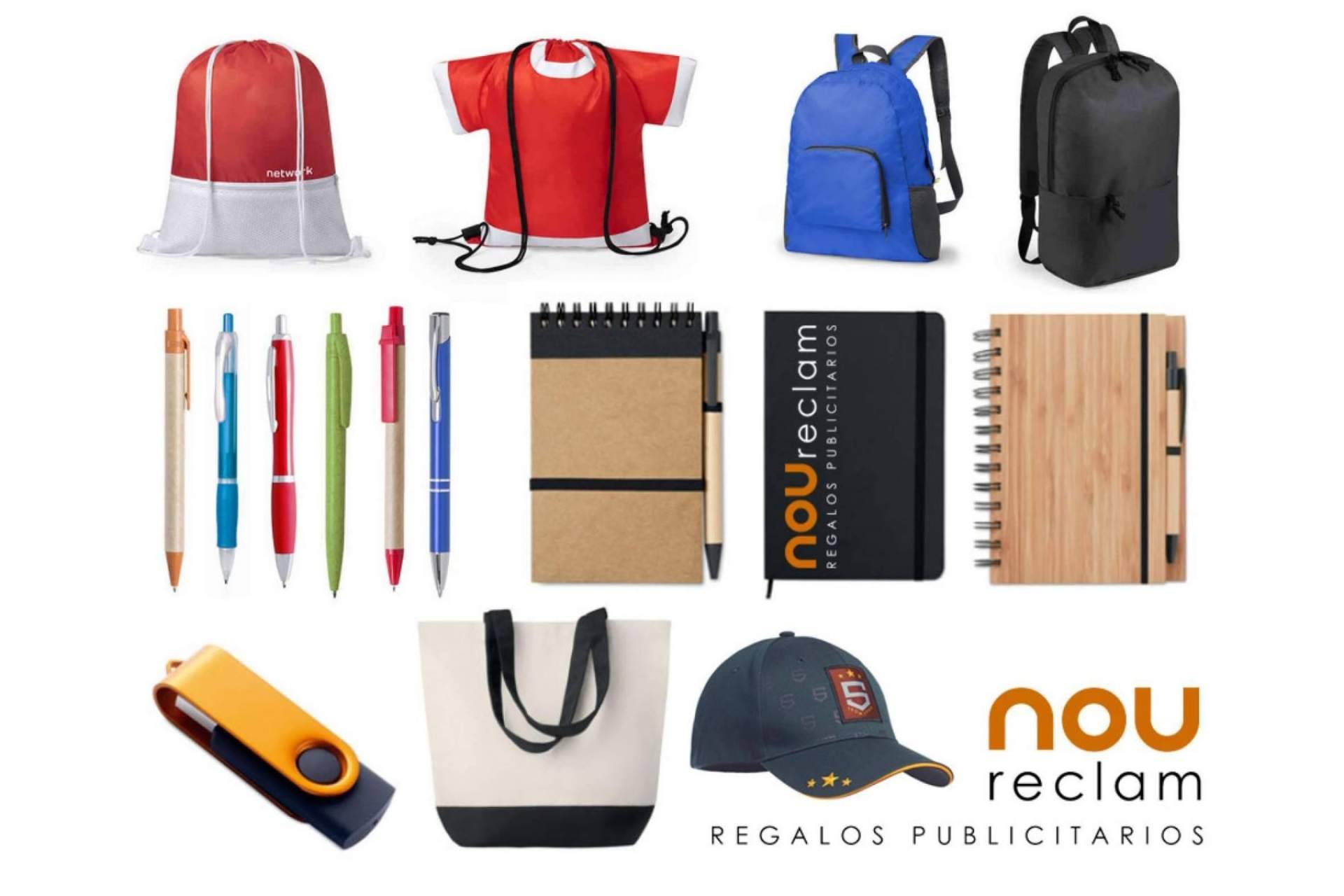 NouReclam ofrece un amplio catálogo de regalos publicitarios para compañías