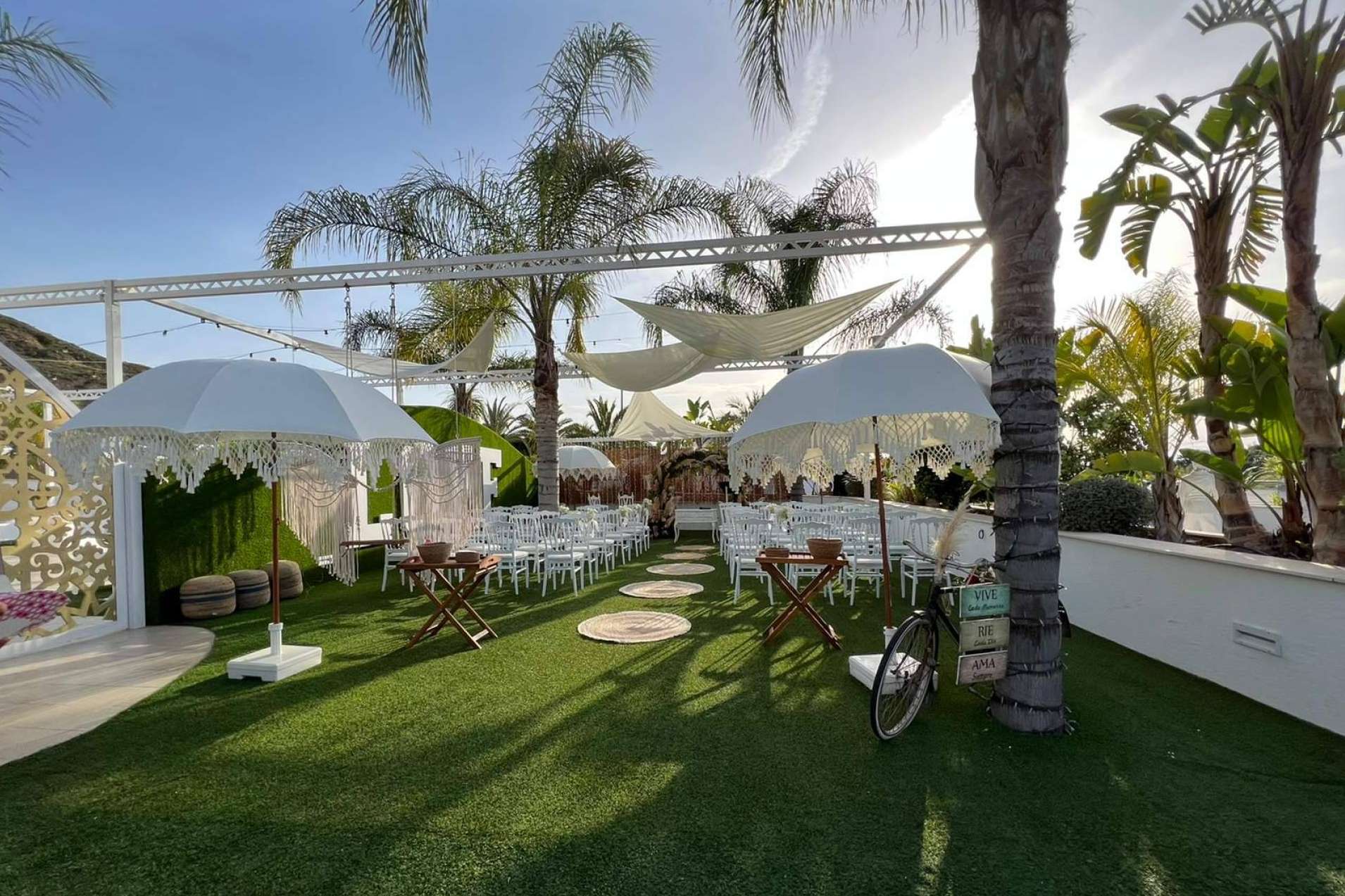 Celebraciones de ensueño en las fincas y salones de boda de Restaurante Santa Ana