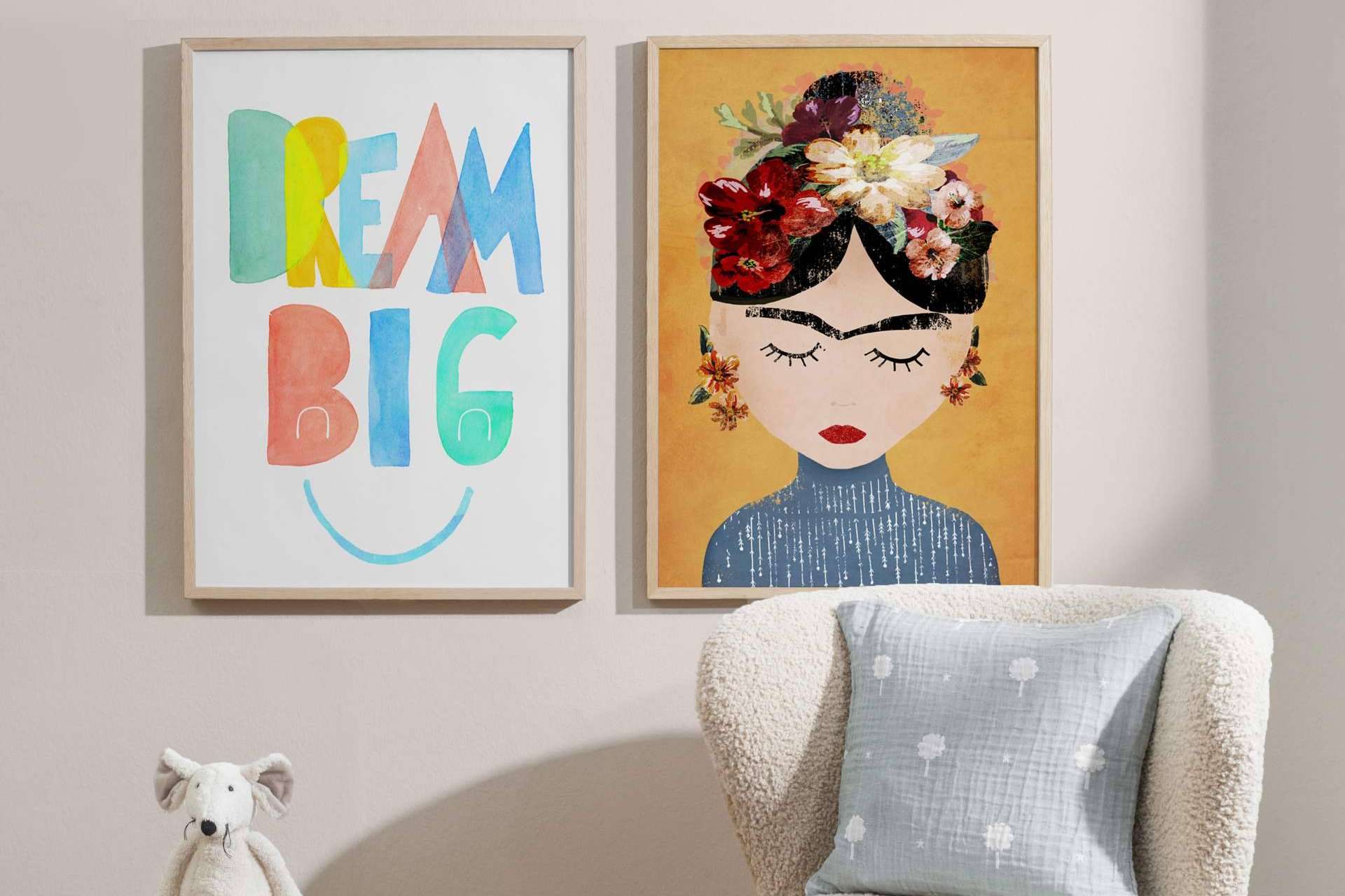 Los cuadros y láminas infantiles para decorar las habitaciones de los más pequeños, con Artesta