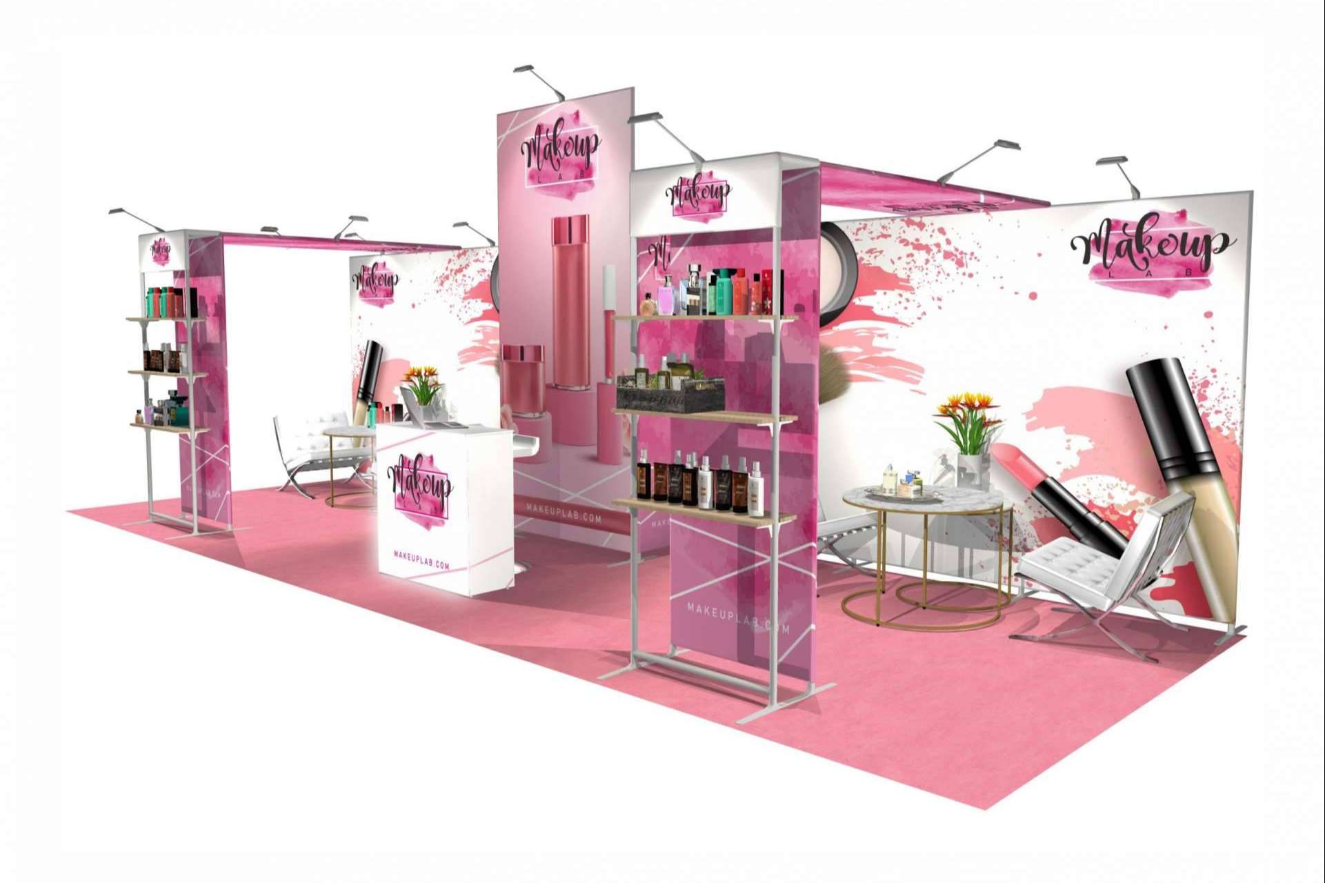 Animación de los stands portátiles para eventos, con Olika