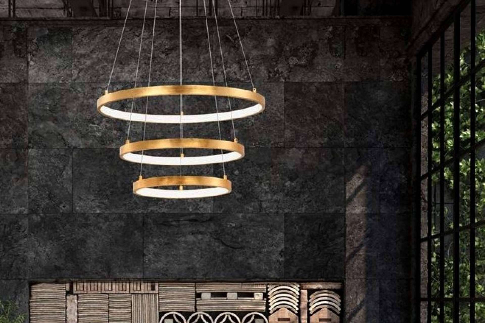 ¿Cuáles son los artículos en tendencia para la decoración de interiores? Alfombras modernas y lámparas de techo