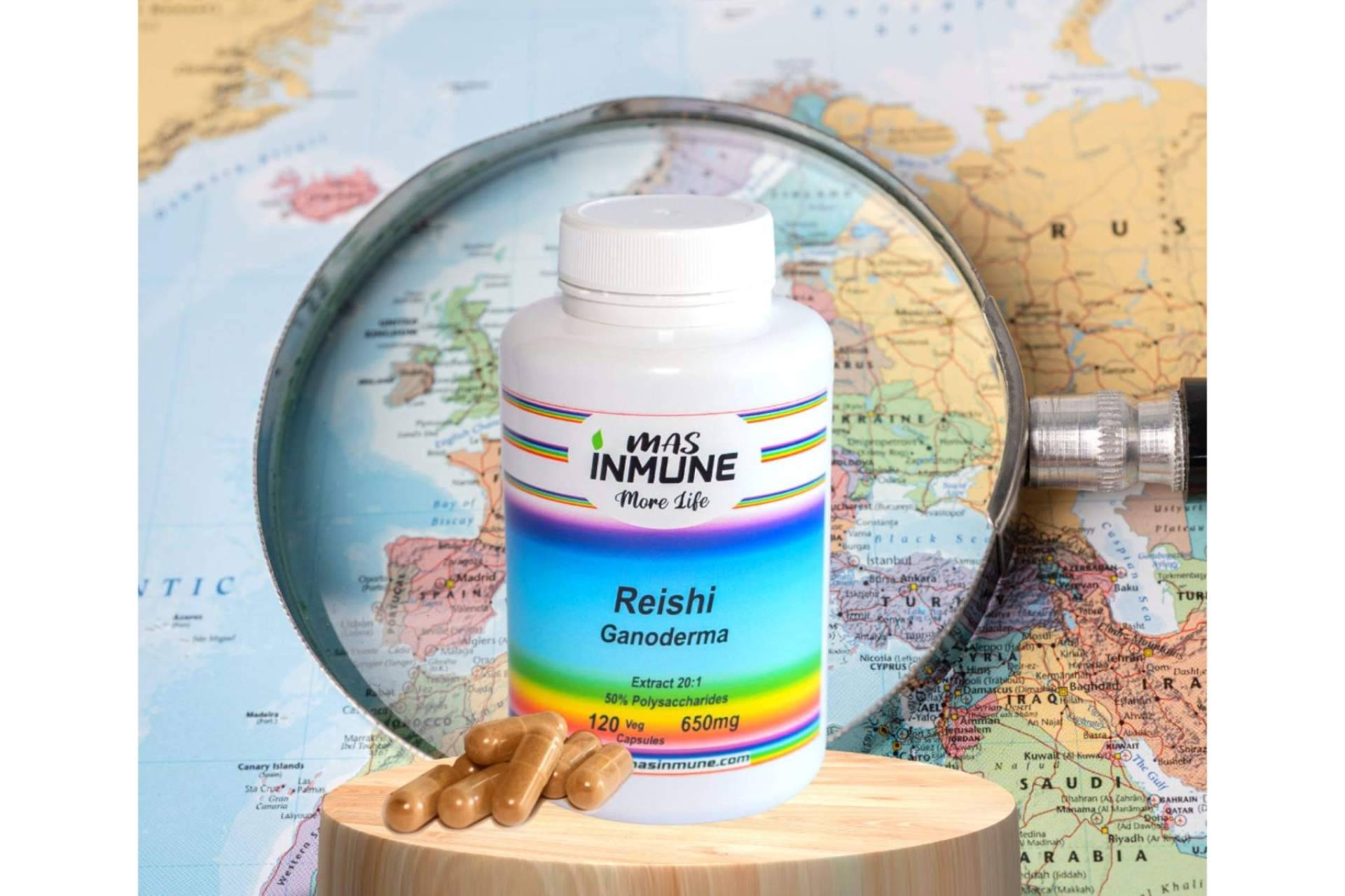 La marca Masinmune produce uno de los mejores Reishi Ganoderma de Europa