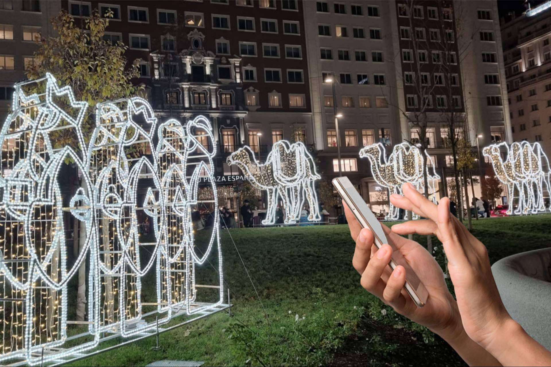 Colecciona Madrid Iluminado, el reto de QUALO para visitar y coleccionar las luces de Navidad en Madrid