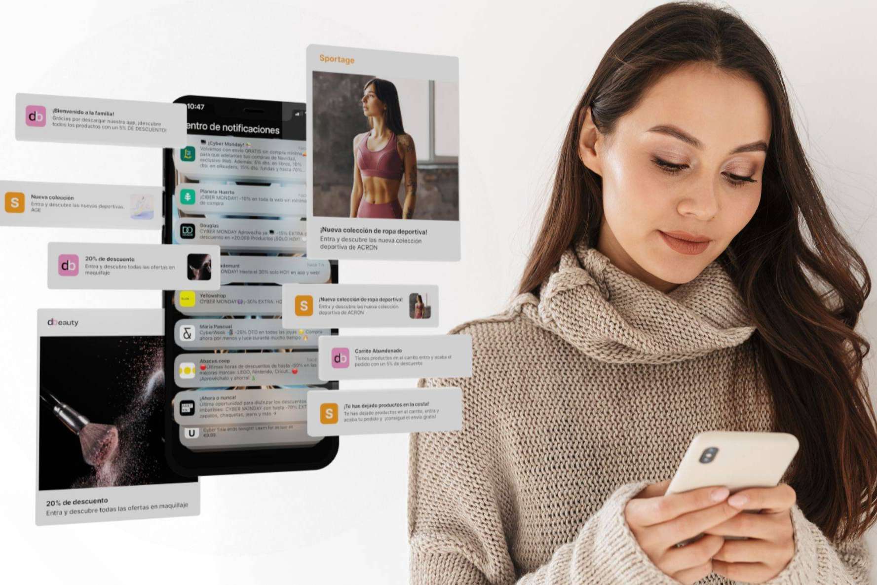 Tener una app para realizar envíos de notificaciones push, Reskyt