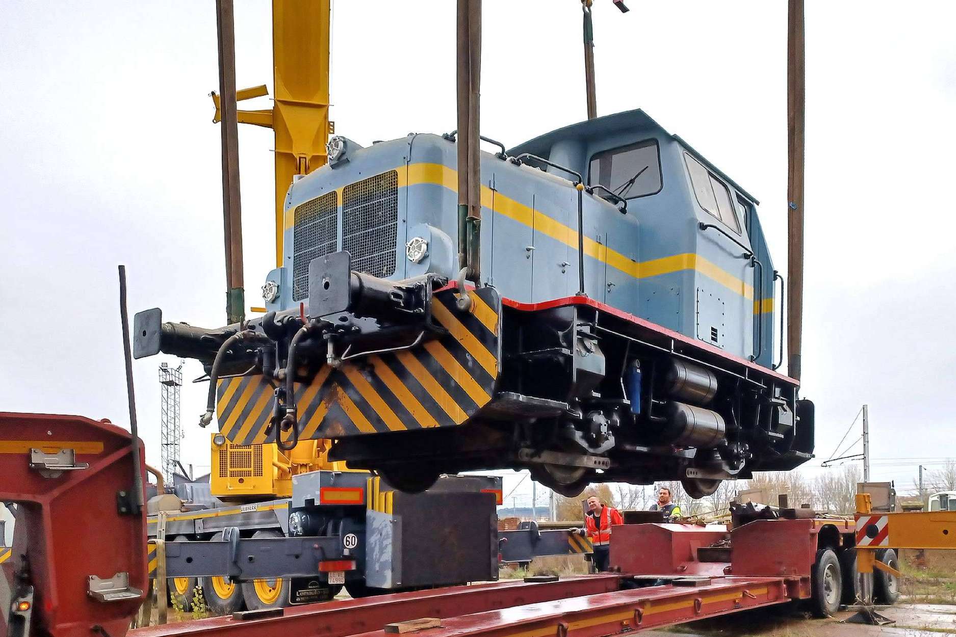 La Fundación del Patrimonio Ferroviario preserva una histórica locomotora construida por Babcock & Wilcox