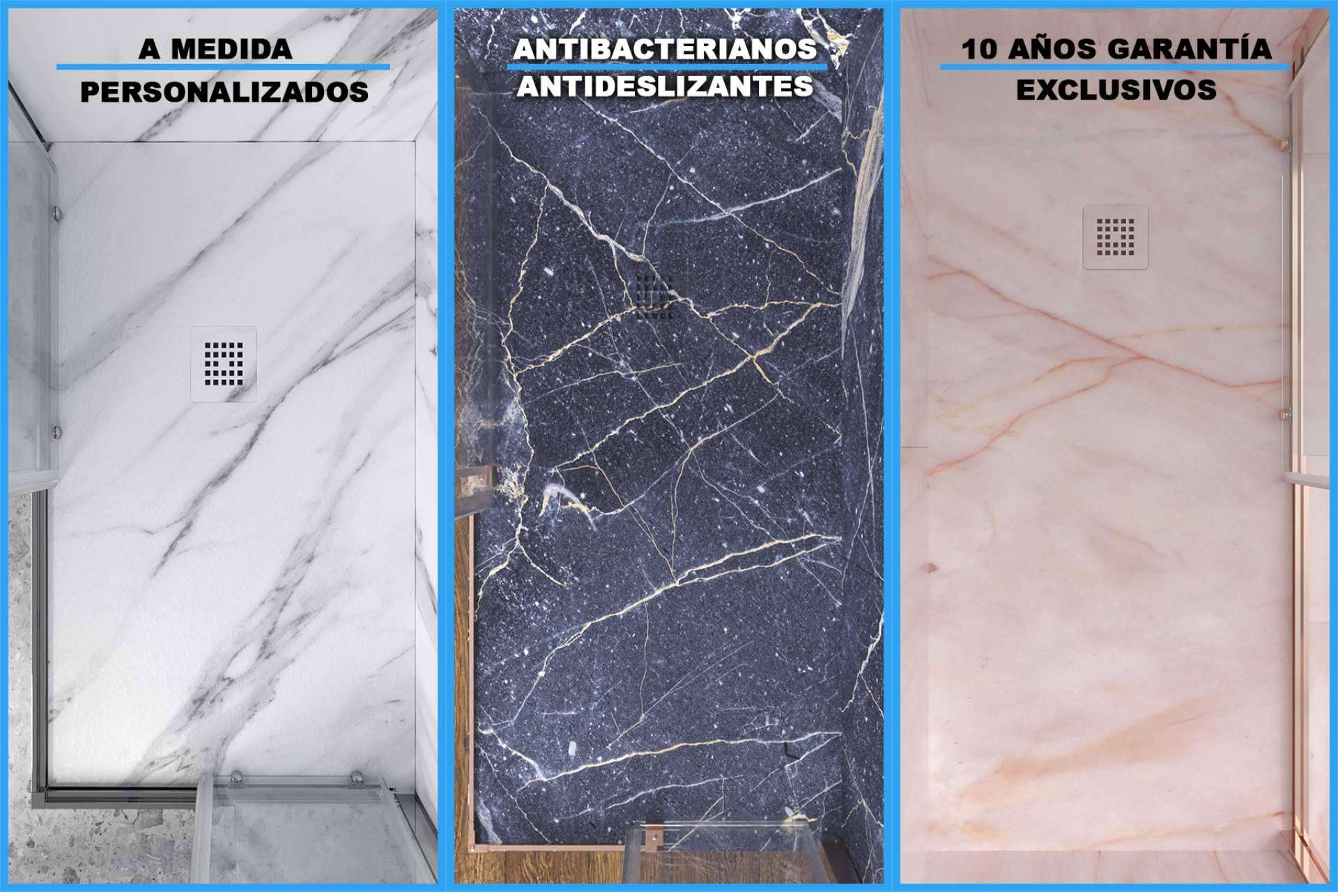 Varobath y sus platos de ducha de resina personalizados