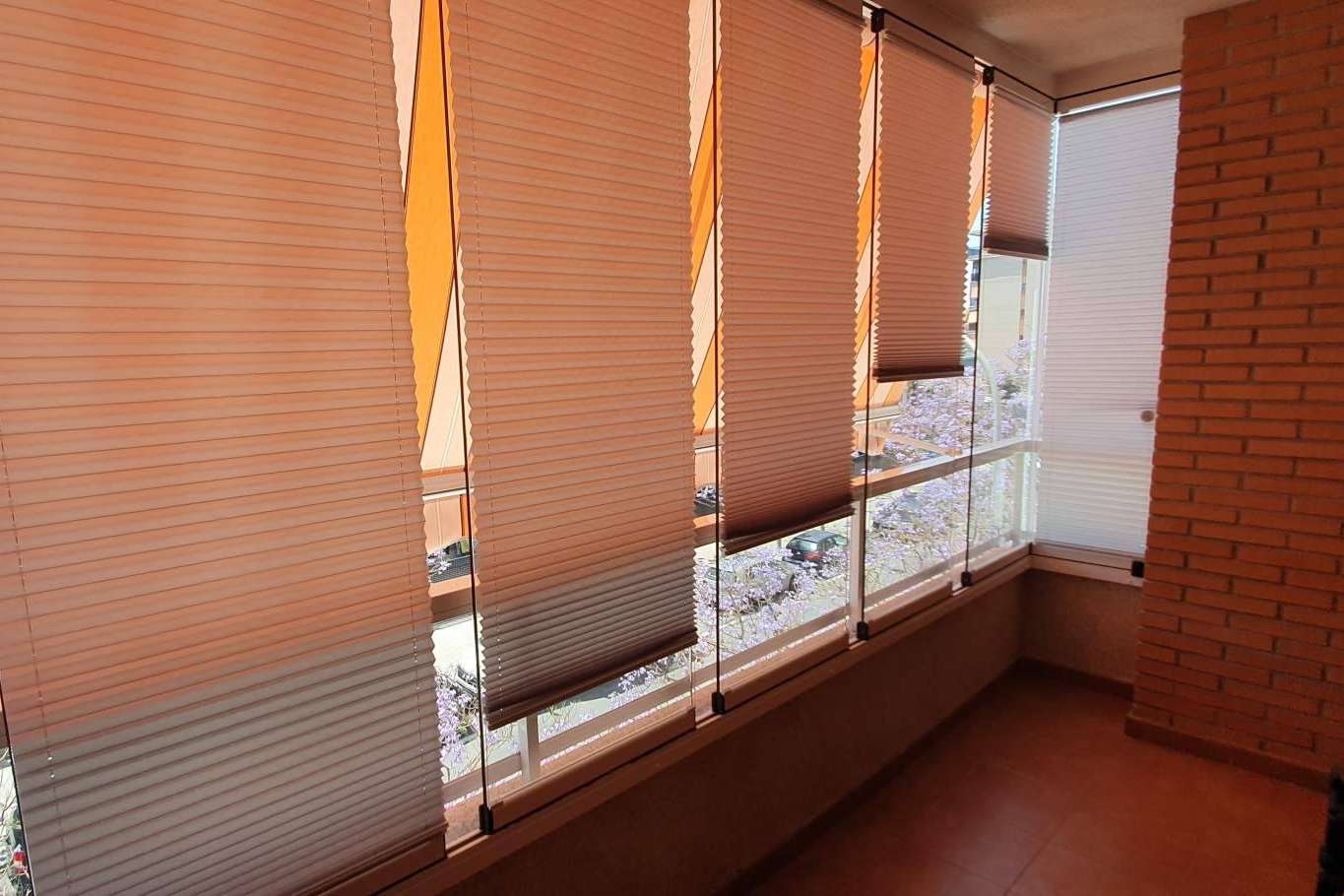 Estores para cortinas de cristal y terrazas acristaladas con Proftek