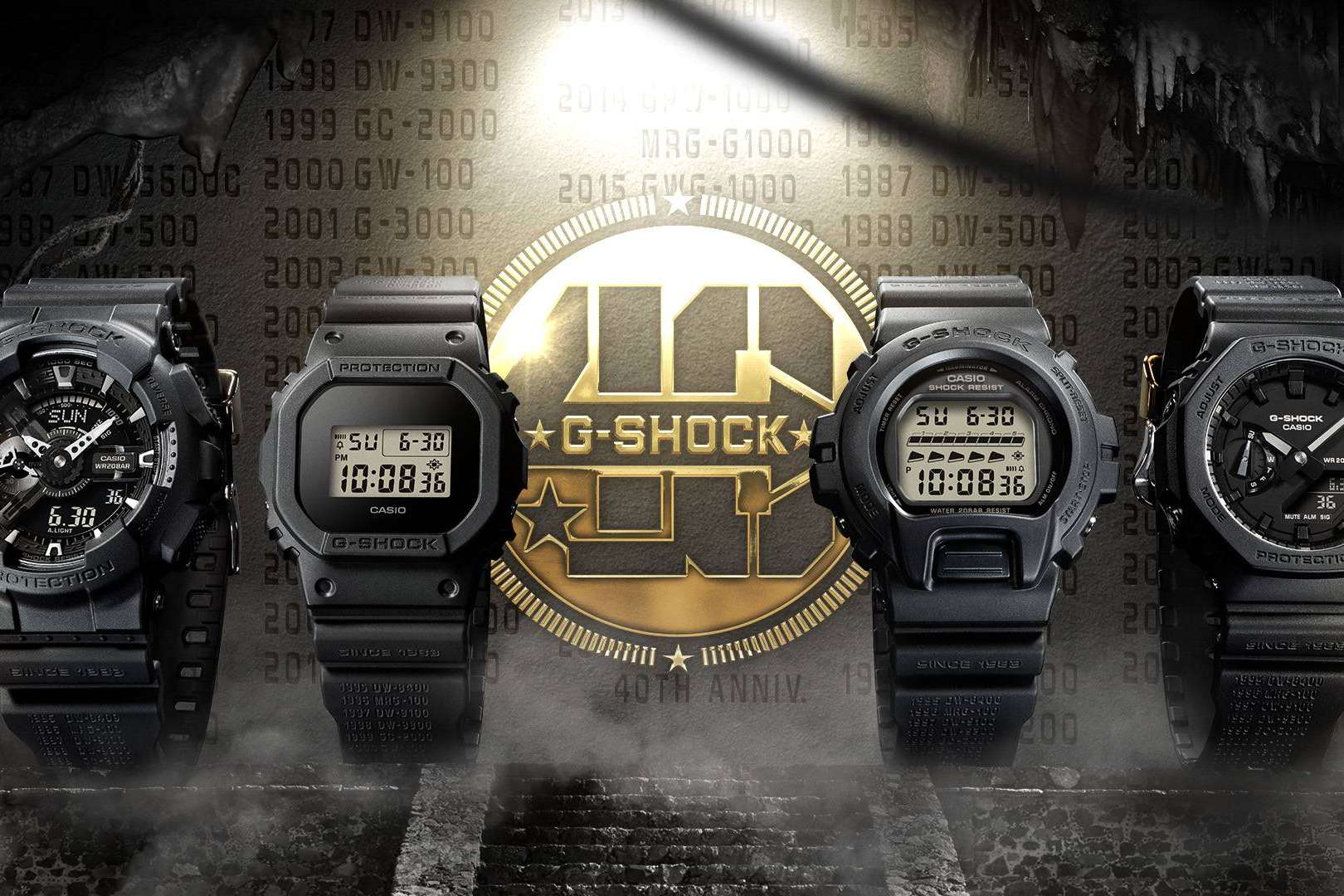 G-SHOCK saca su nueva colección con correa impresa con los nombres de los modelos que han marcado un hito en el pasado