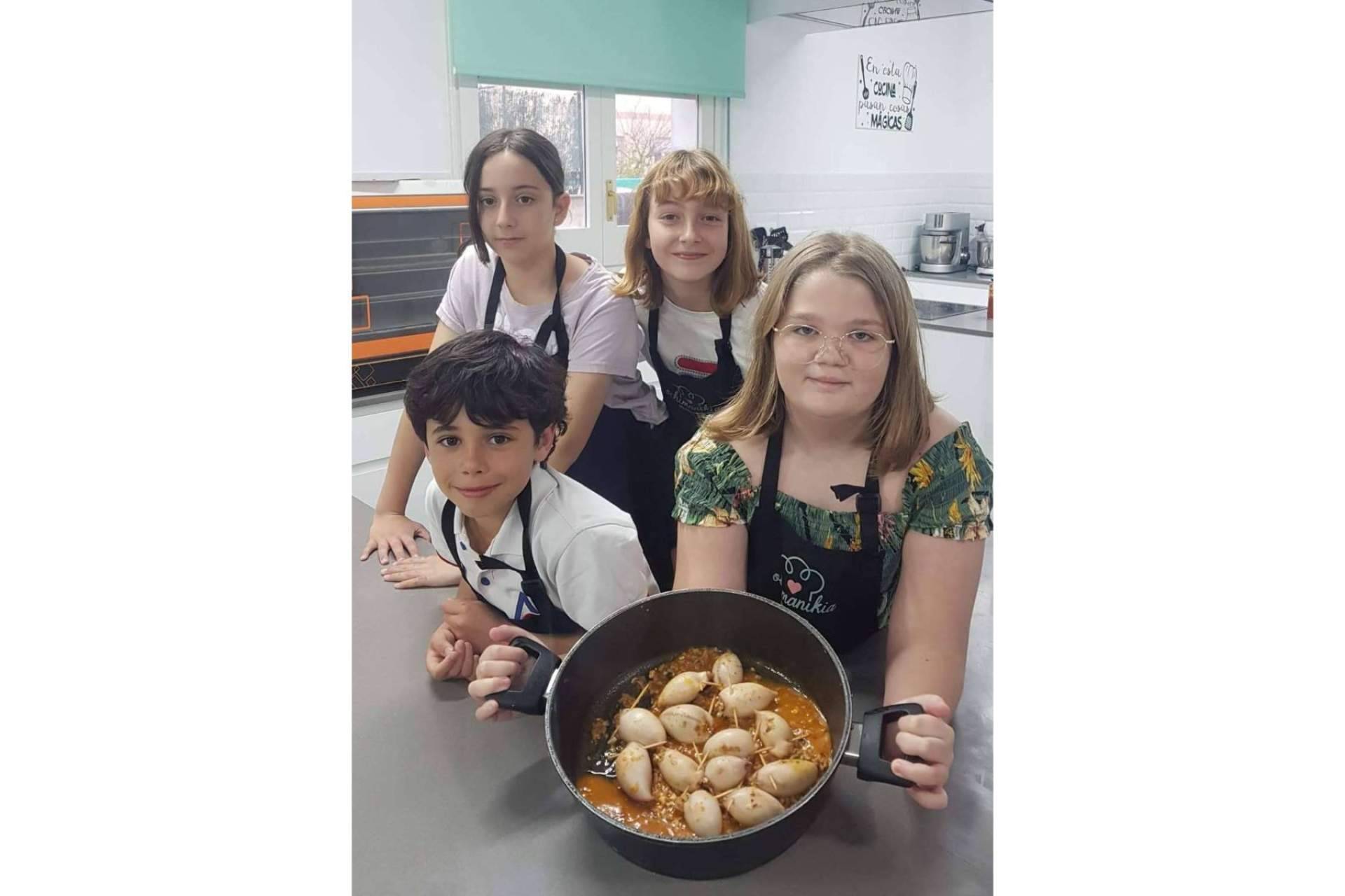 Los niños pueden aprender cocina en Ochimanikia