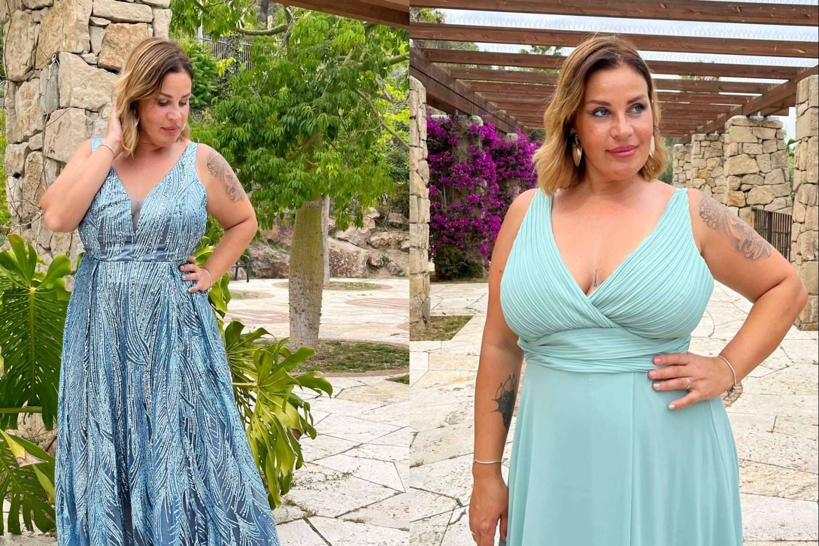 Vestidos de gala largos, disponibles en el catálogo de la firma Vestidos Araya