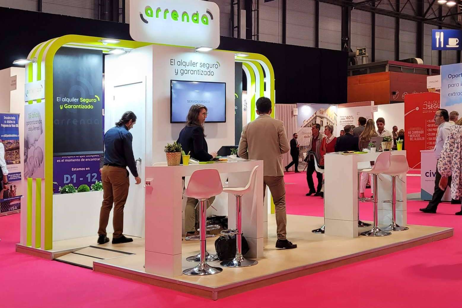 Arrenda consigue un gran éxito en la feria inmobiliaria de Madrid SIMO 2023