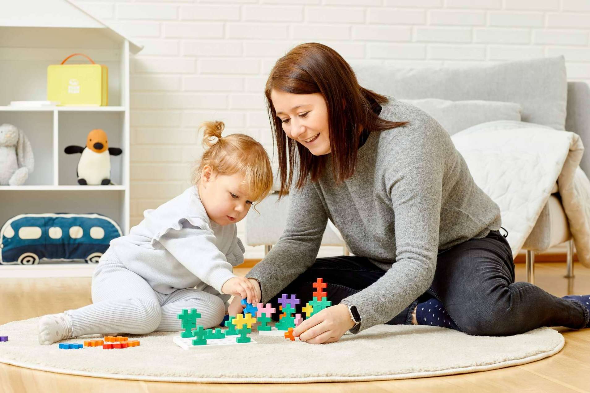 La línea de construcción creativa de Plus-Plus para los más pequeños